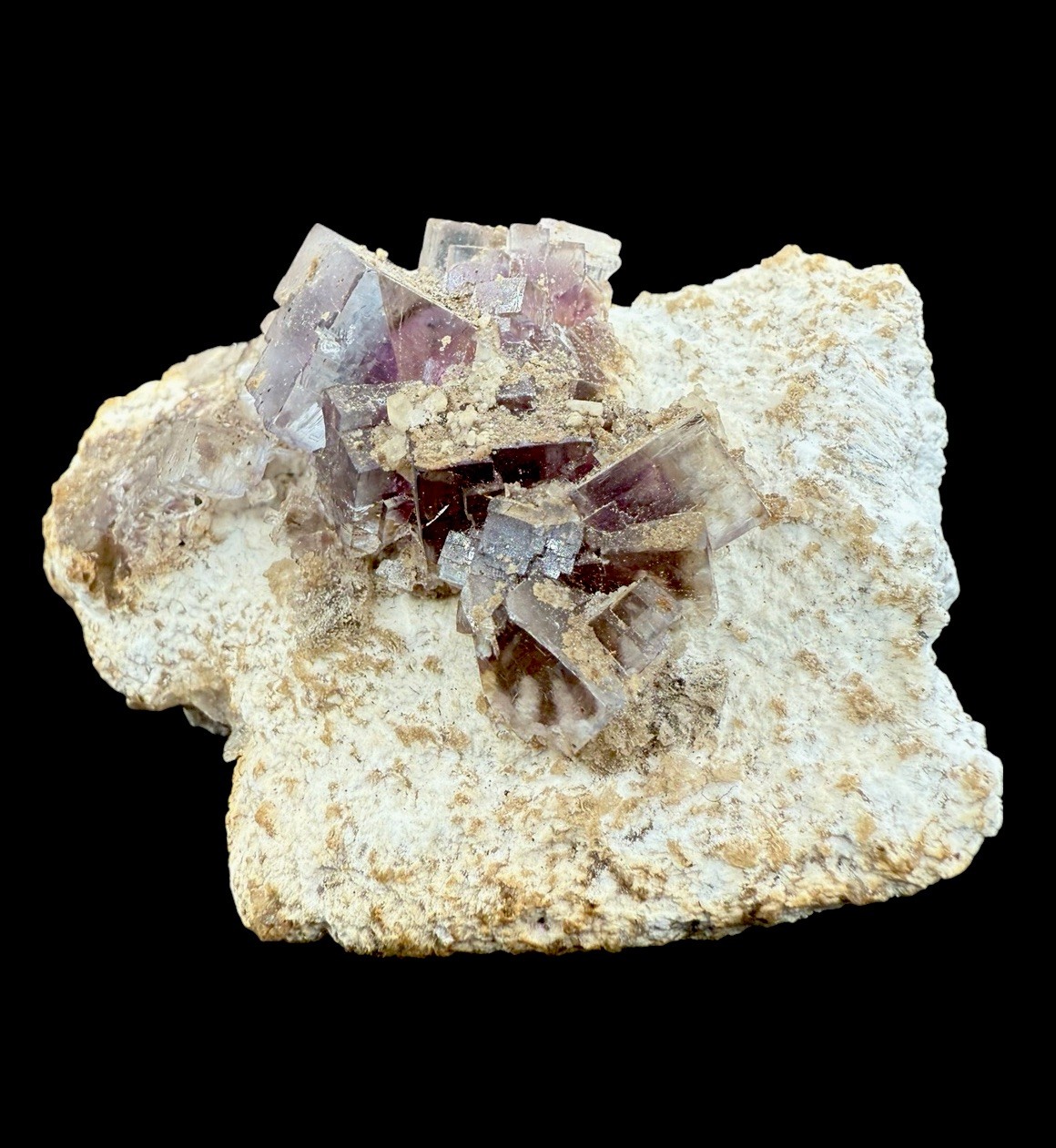 Blue & Purple Fluorite & Barite : Minerva #1 Mine . Hardin County, Illinois 🇺🇸