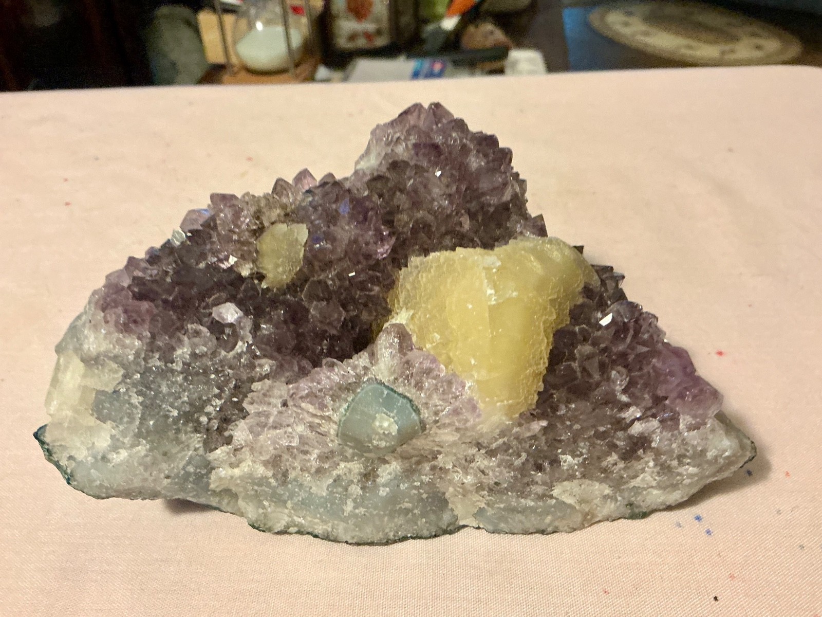 amethyst stone 925 g natural stone