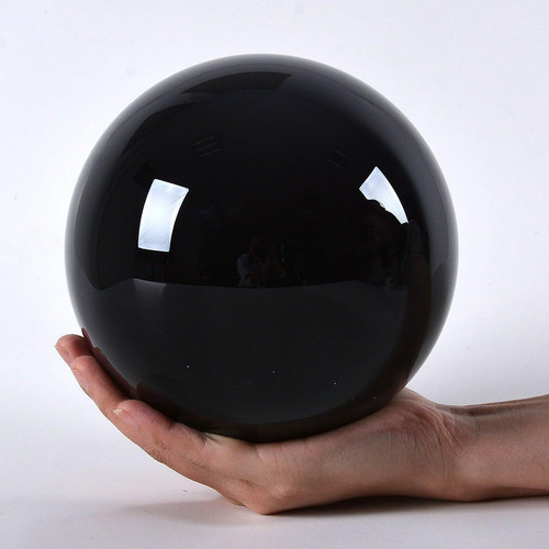 LONGWIN 150mm(5.9 inch) Big Divination Black Crystal Ball for 150mm,