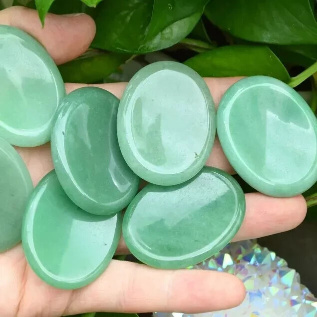Natural Worry Stone Crystal – Gemstone Selection Healing Protection Pocket Stone