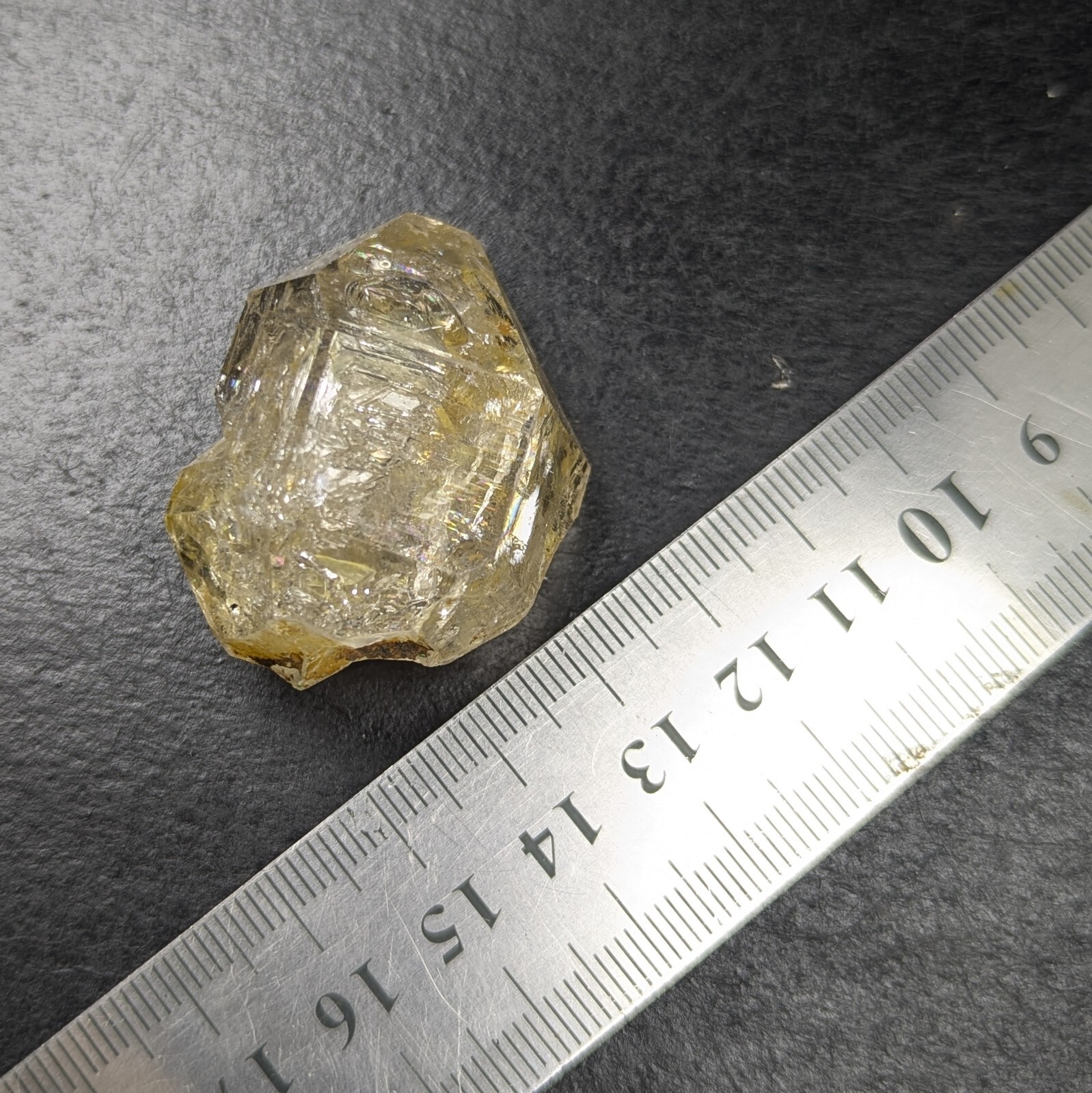 Clay Included Window Quartz Crystal, Terminated, From Pakistan, 35 Grams