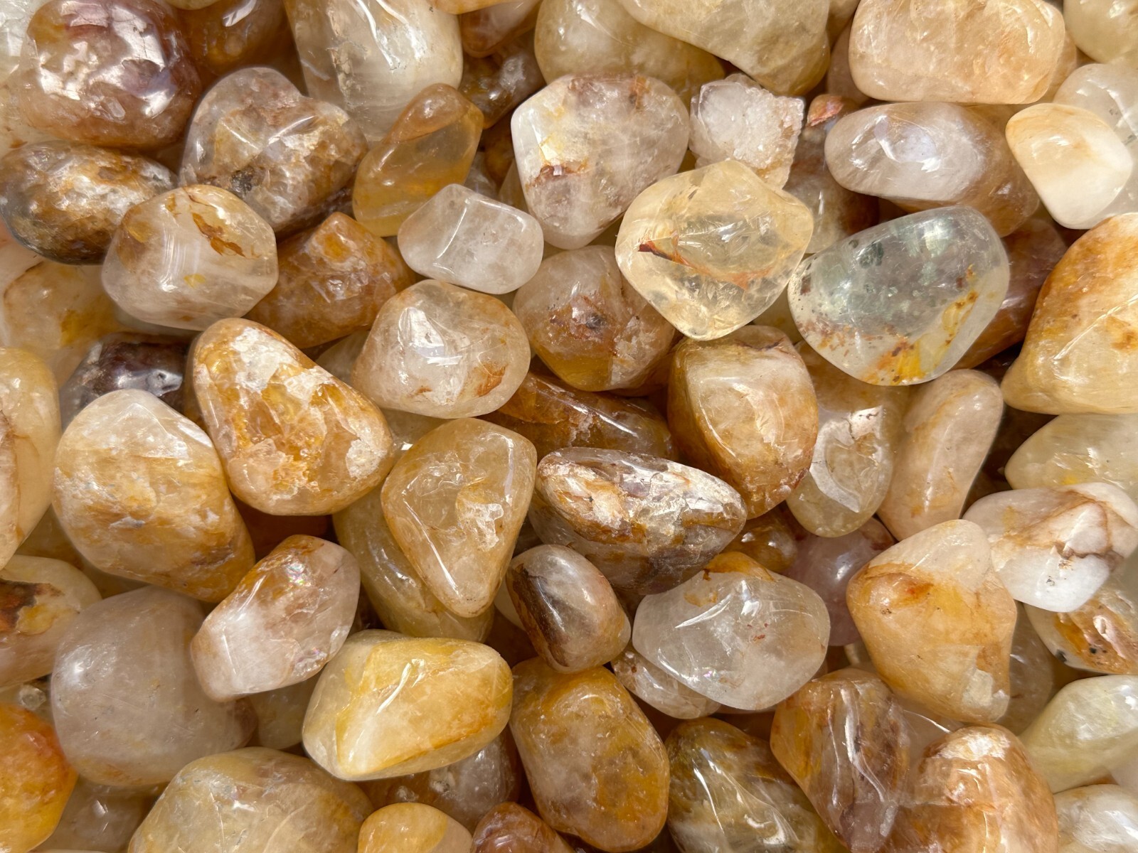 Grade A++Golden Healer Quartz Tumbled Stones 0.75-1.25″, Pick How Many