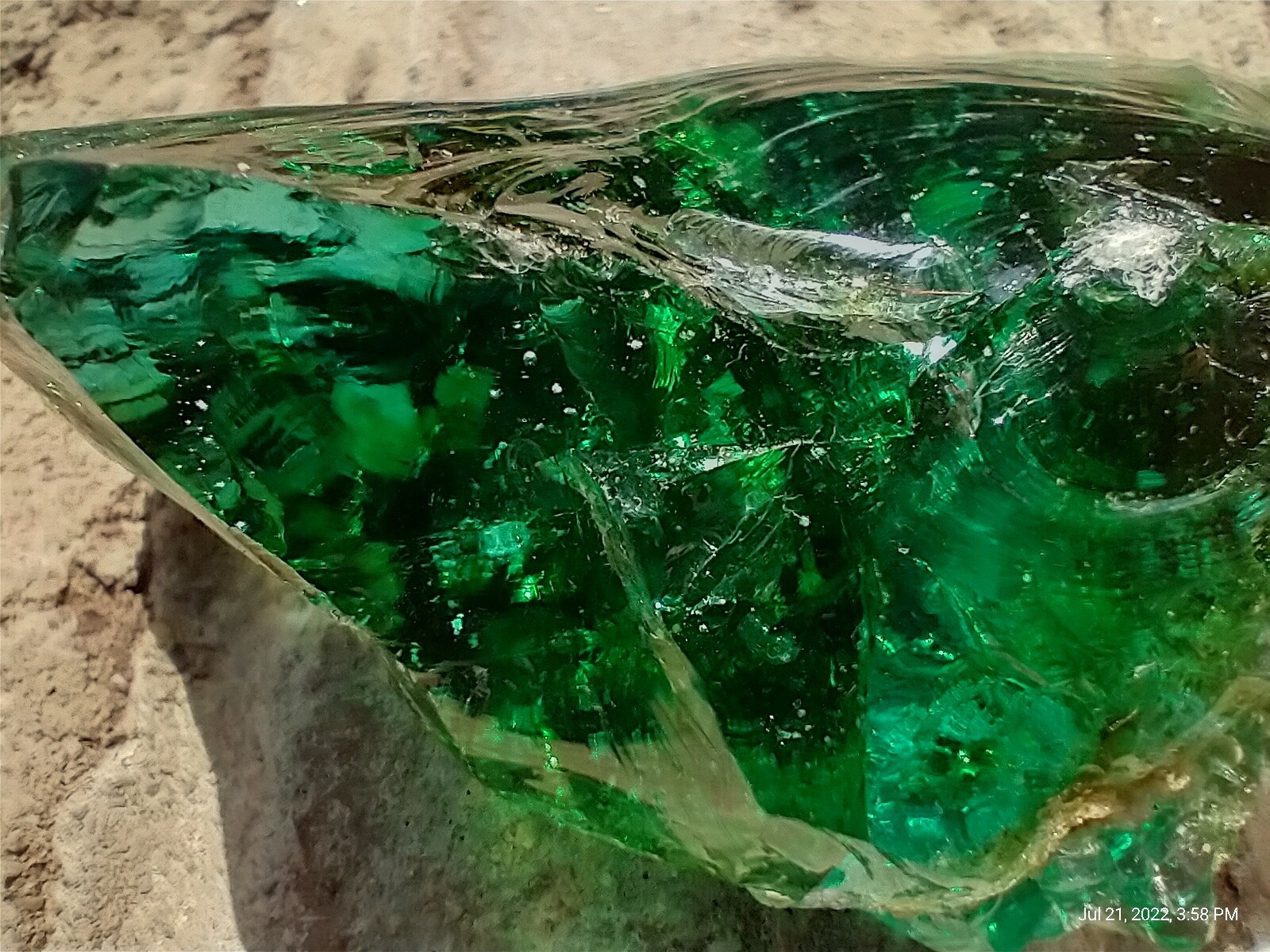 Archangel Raphael Monatomic Andara Hand of God Crystal from Sacred Land 140 gram