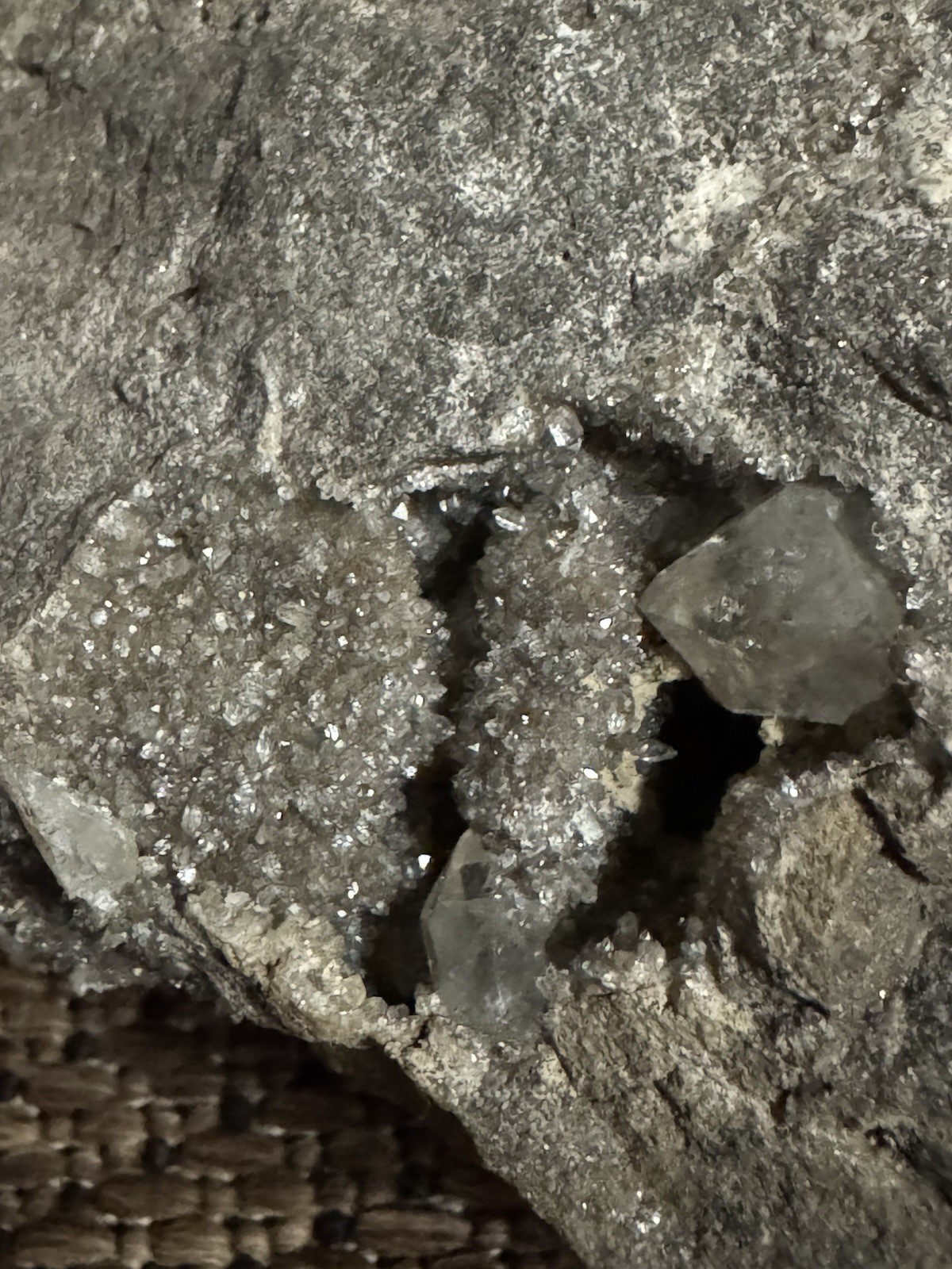 Herkimer NY 16mm x 14mm diamond in MATRIX, 4 Plus Pound Stone