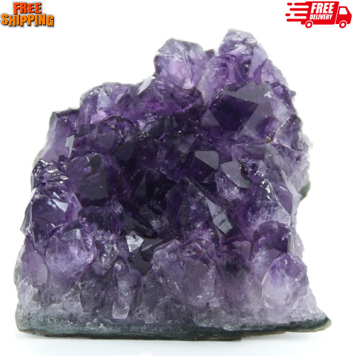 Natural Amethyst Cluster Purple Crystal Stone Healing Crystal Mineral Home Decor