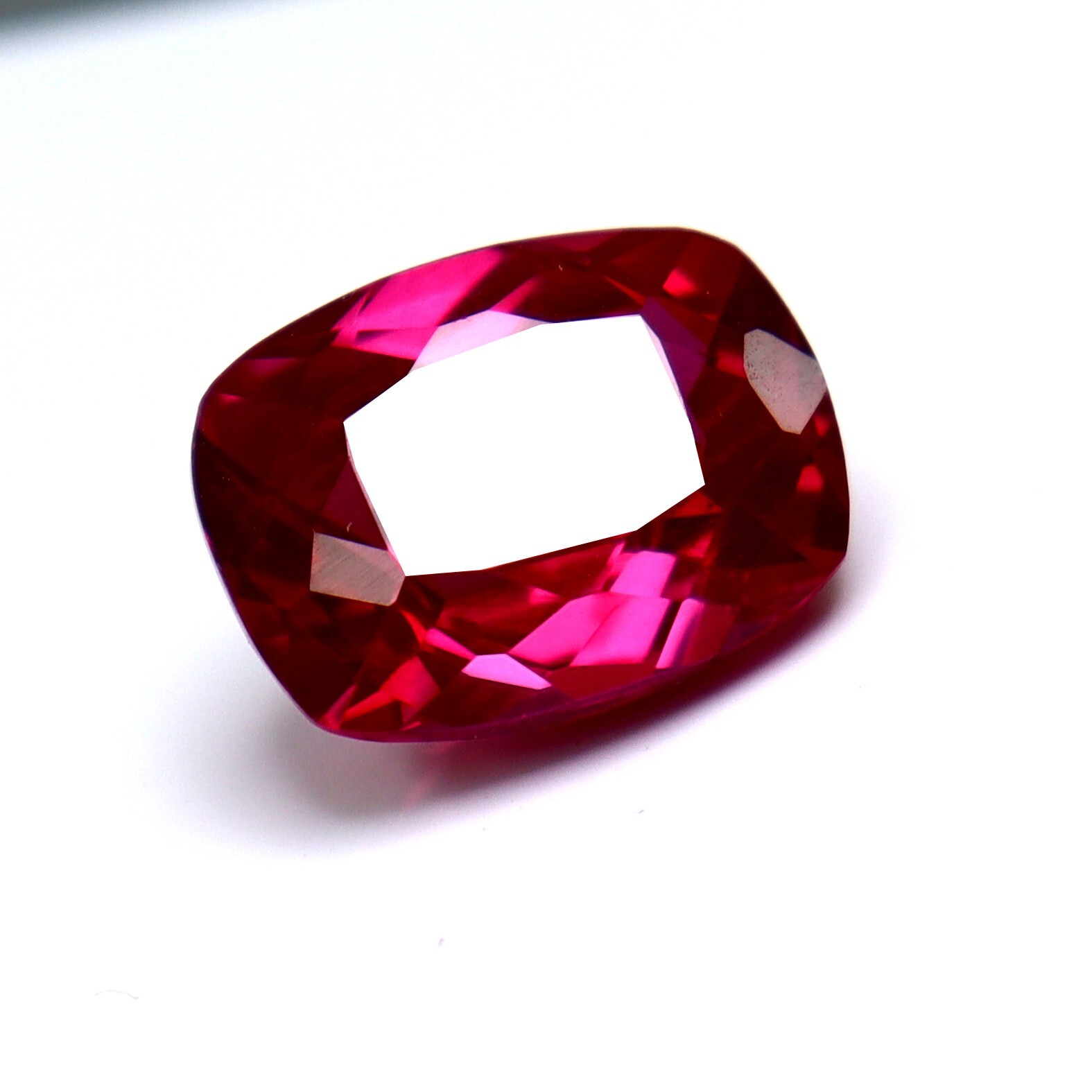 Natural Cushion Cut Pink Spinel Loose Certified Gemstone 8.05 Ct