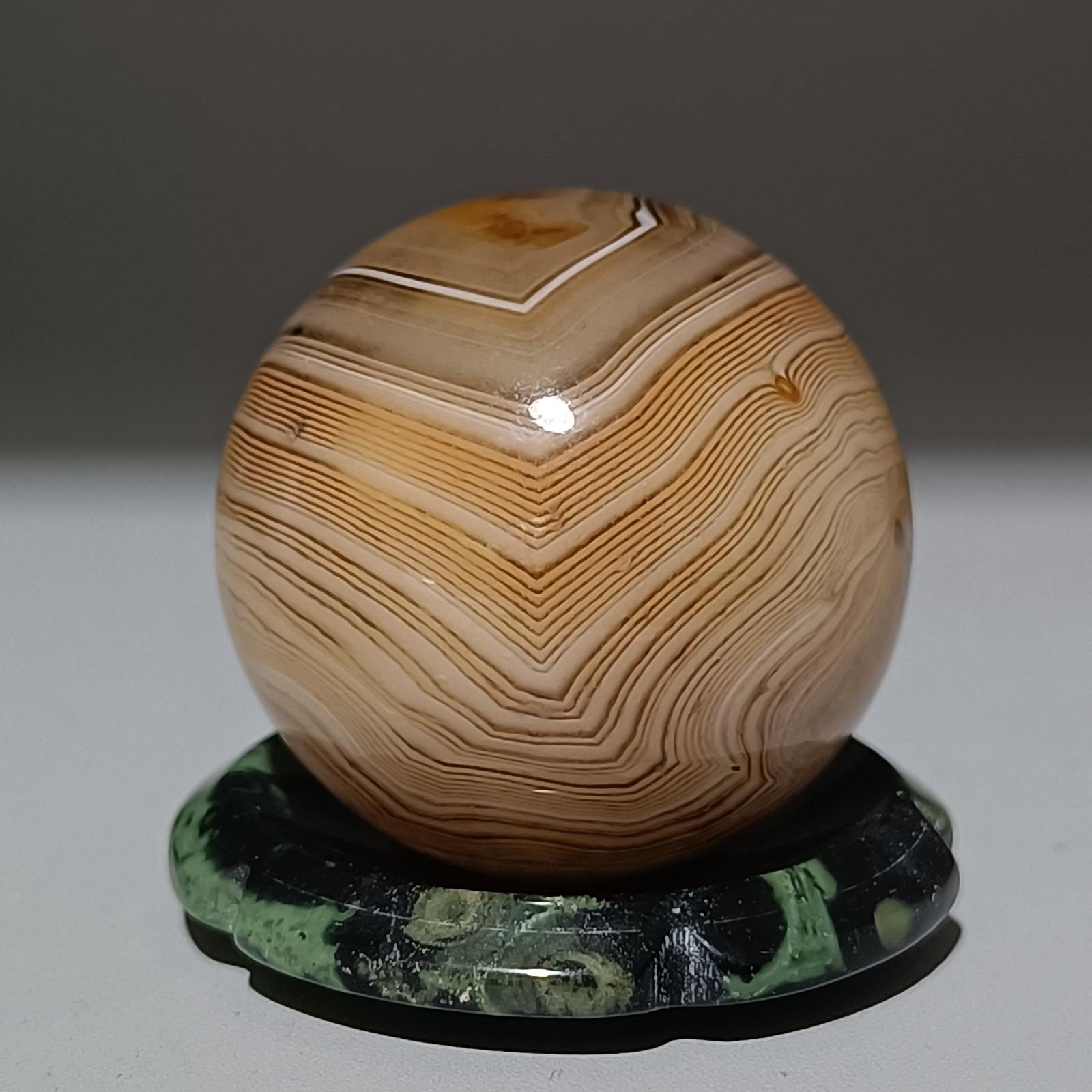 32MM Natural agate Quartz Sphere Healing Crystals Ball reiki gift+stand