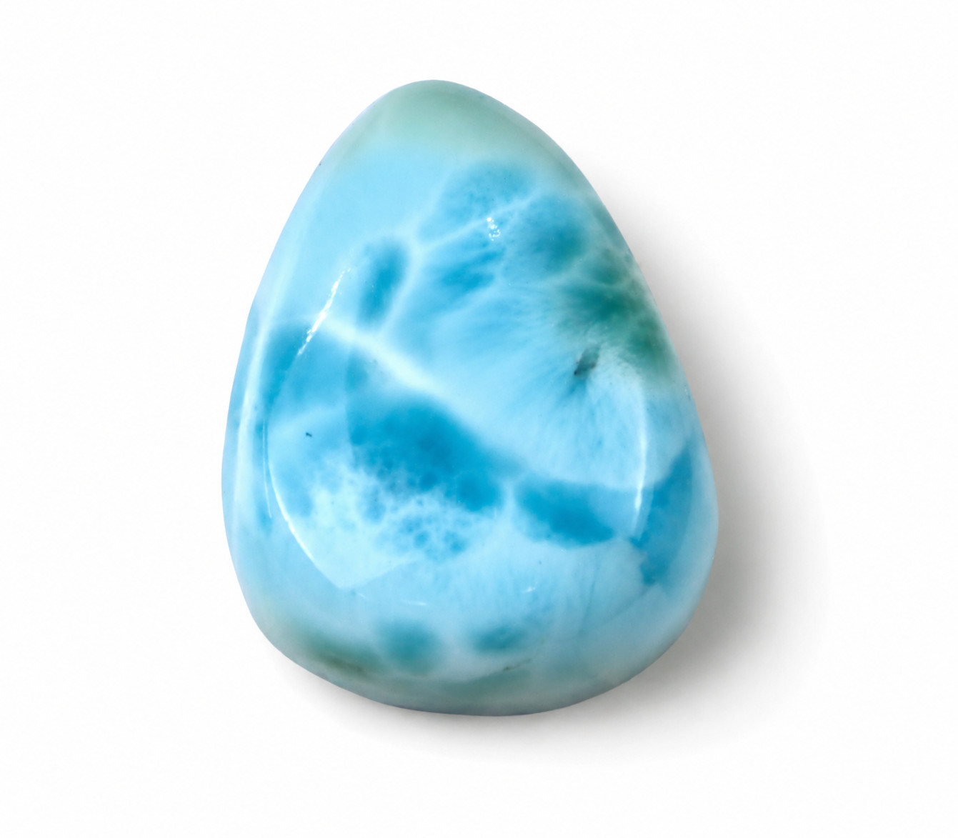 Charming Design Natural Sky Blue Larimar Cabochon 26mm