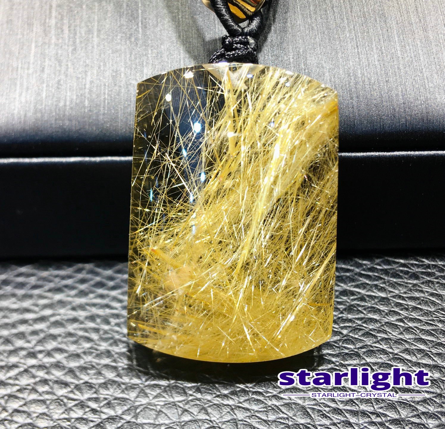 17.7G Natural Brazilian Titanium Crystal No Matter Brand Crystal Pendant