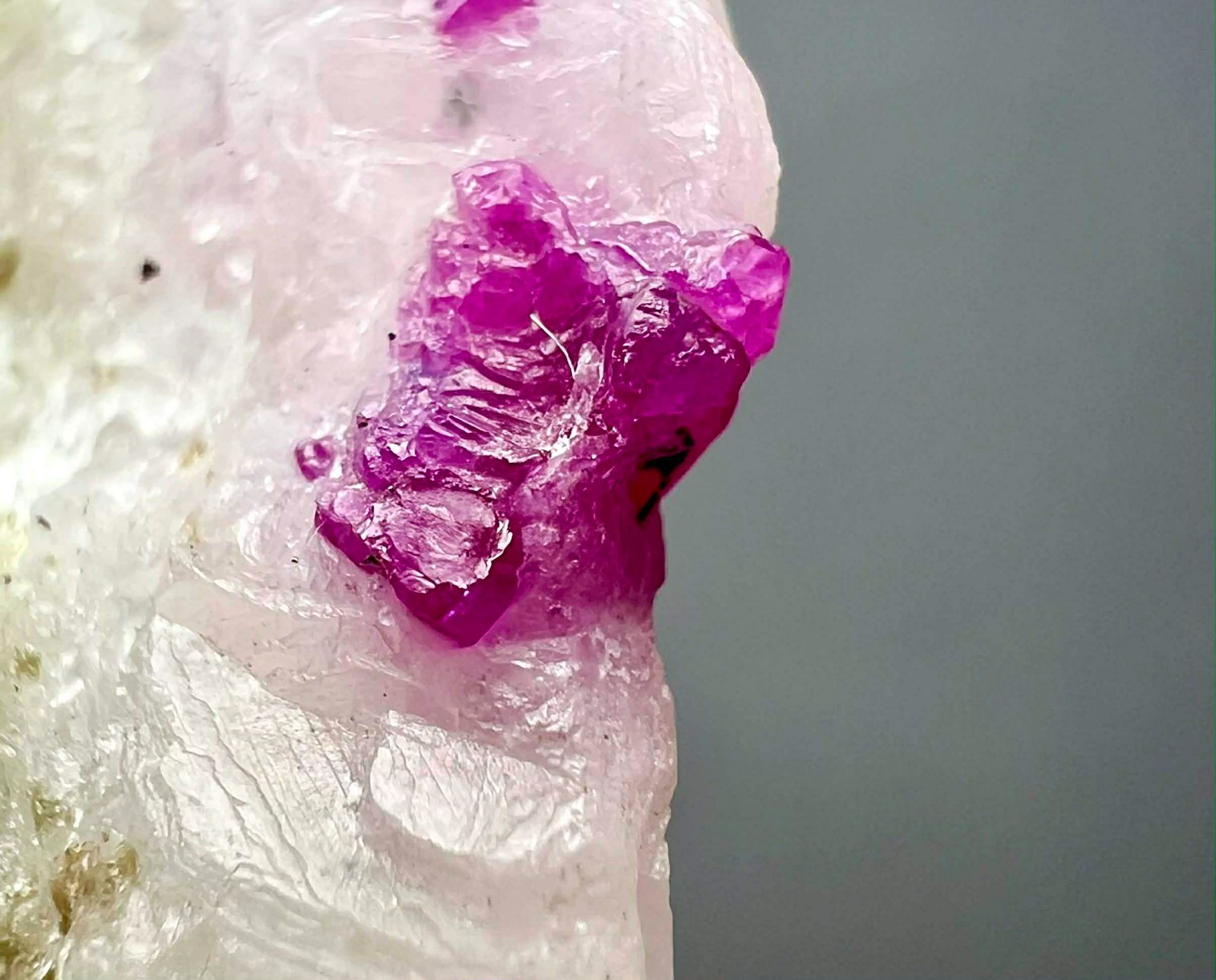 155 Gram Very Beautiful Top Red Ruby Crystal On Matrix From Jegdalik @Afg