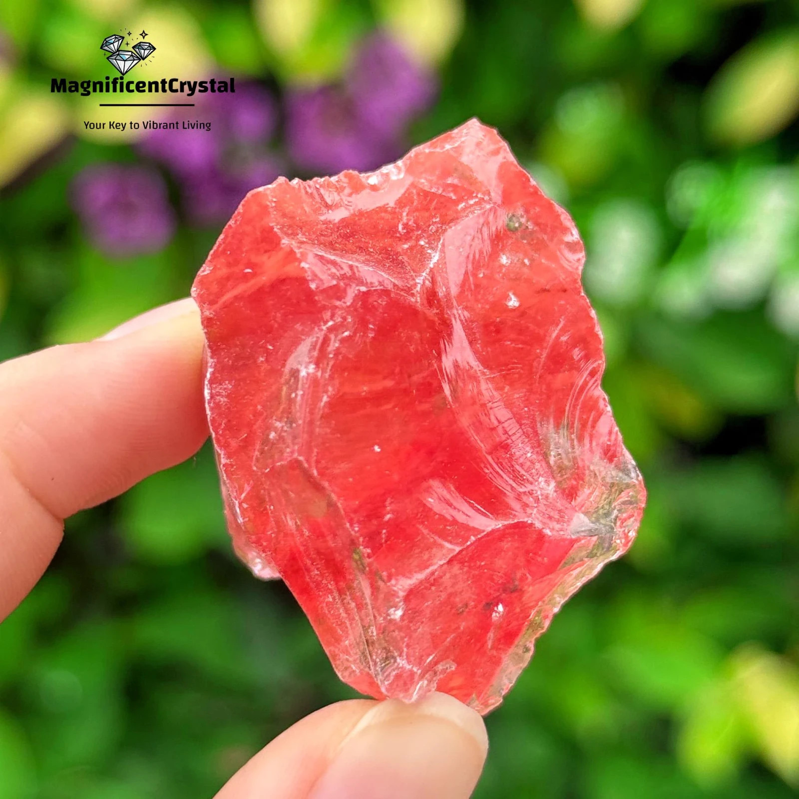3PCS Raw Cherry Quartz Stone Natural Rough Gemstones Mineral Specimens Crystal