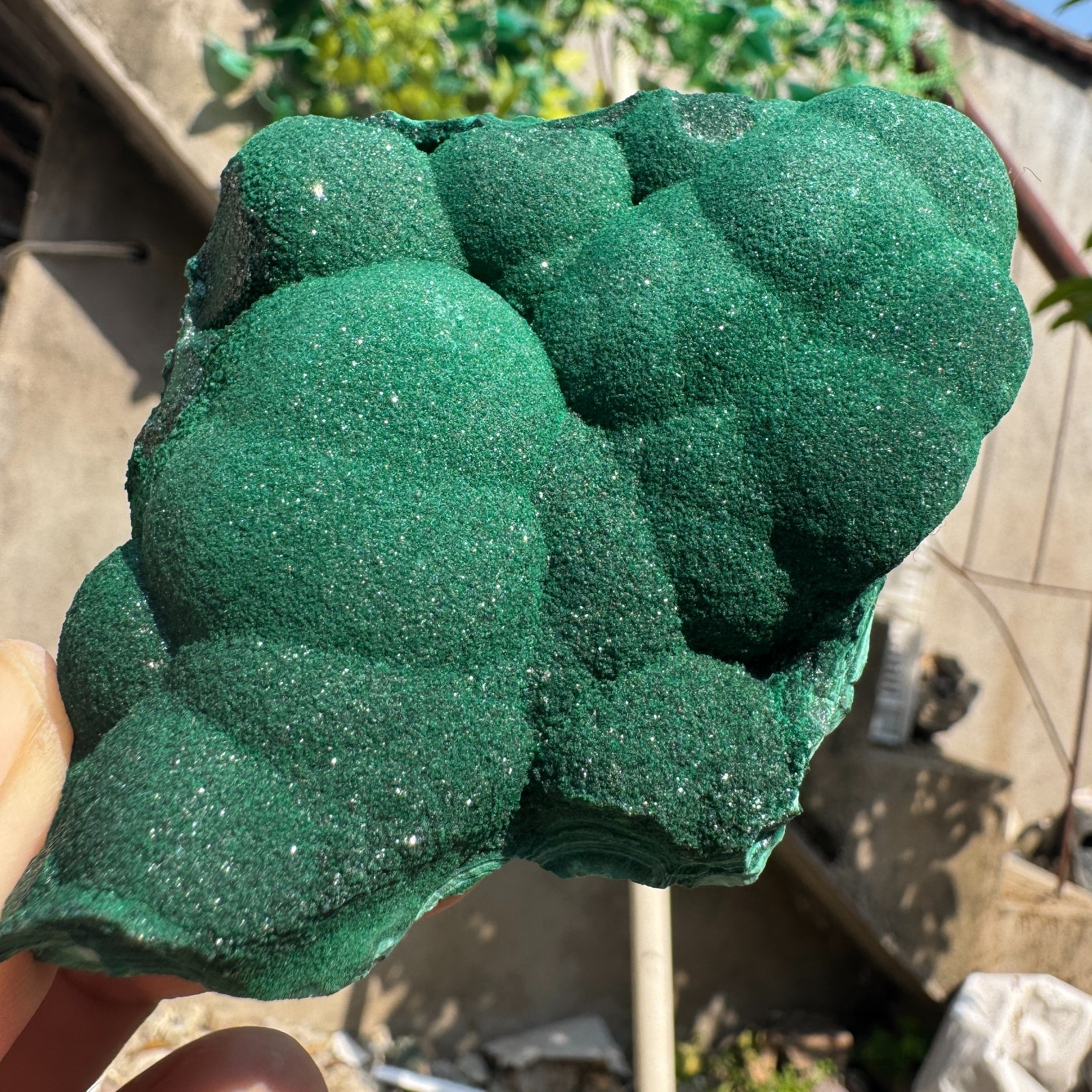 250G Natural Malachite crystal quartz Mineral Specimen Reiki congo