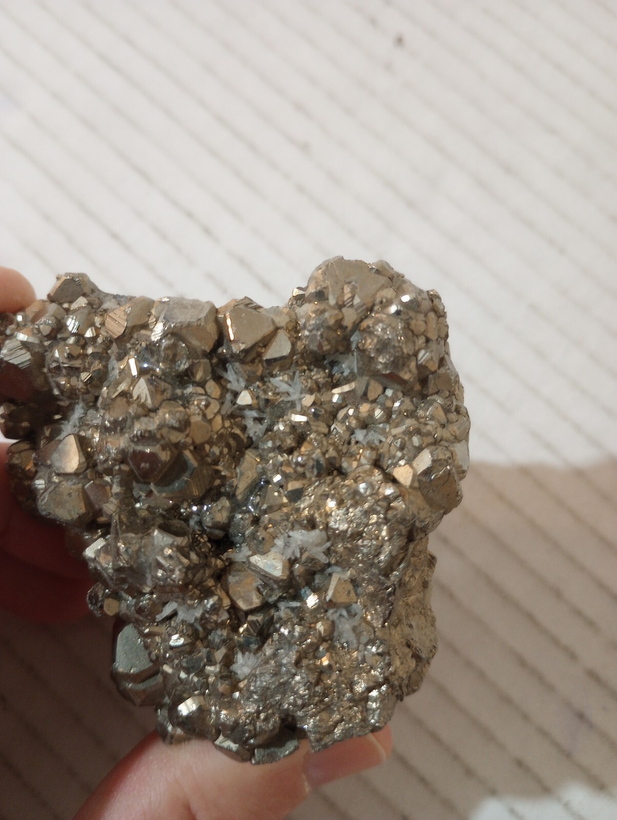 Pyrite Crystal Cluster Fool’s Gold Octahedron Cube Pyritohedron 12 Oz