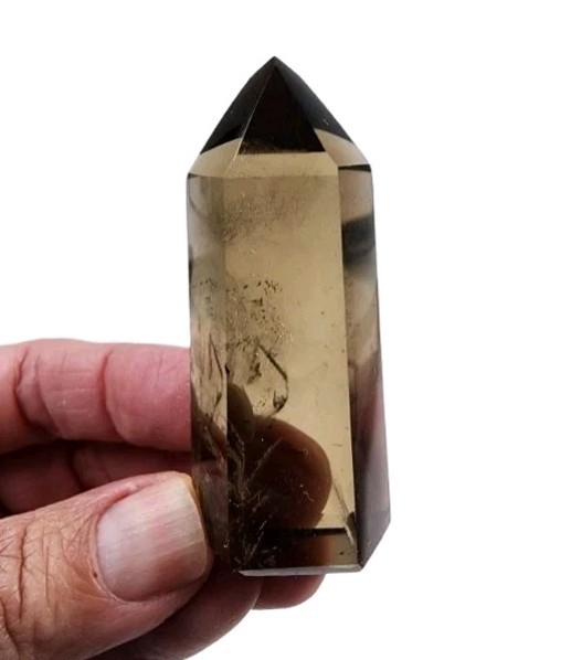 Smoky Quartz Polished Crystal Tower Brazil 44.1 grams
