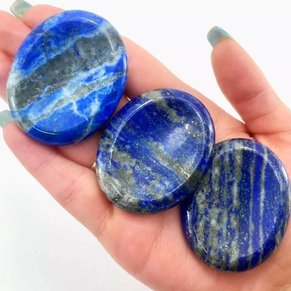 Natural Worry Stone Crystal – Gemstone Selection Healing Protection Pocket Stone