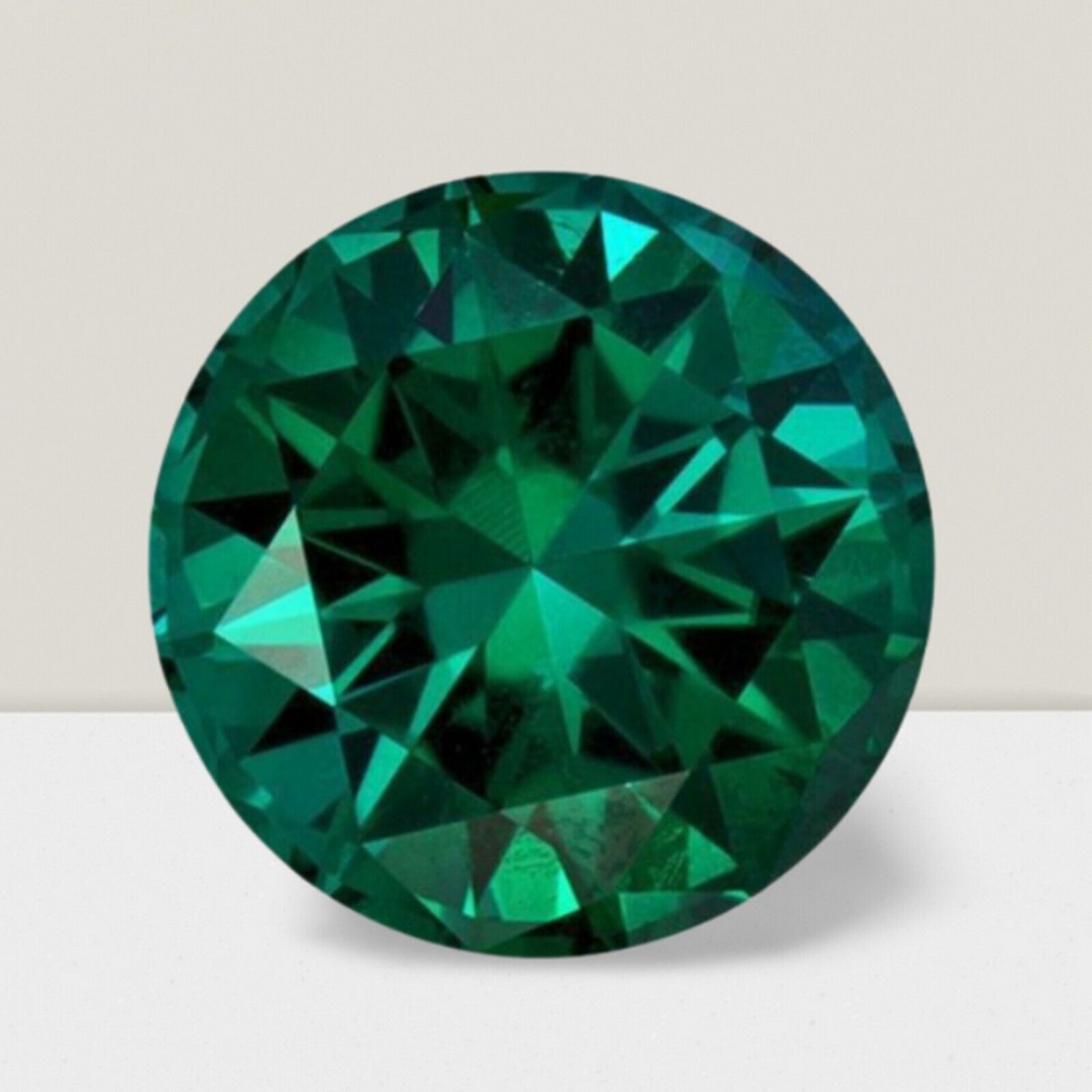 Green Tourmaline Round Cut Gemstone 2 Cts – 9 mm AAA+ Loose Gem