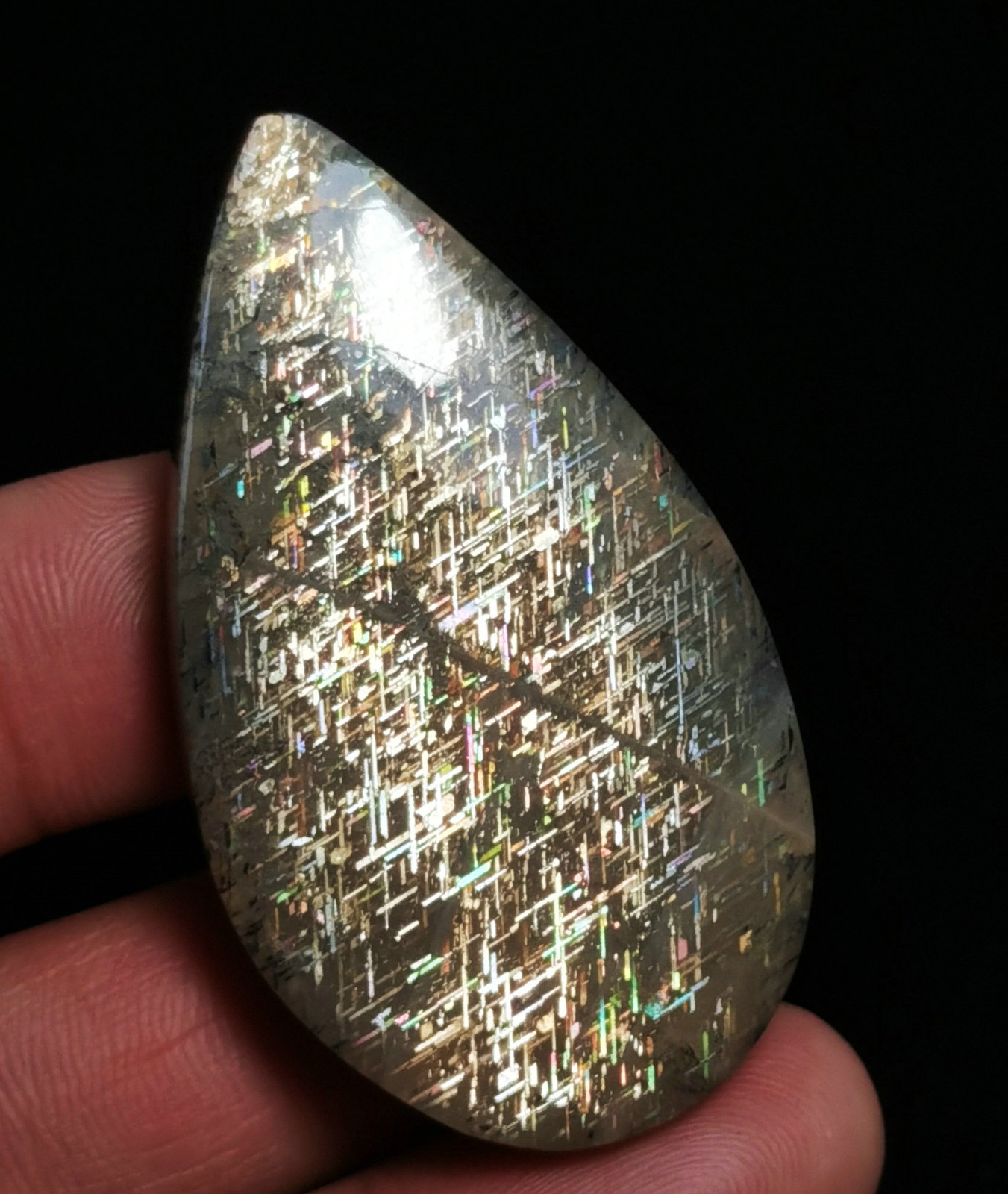 Raw Natural Golden Rainbow Lattice Sunstone Reiki Stone Healing