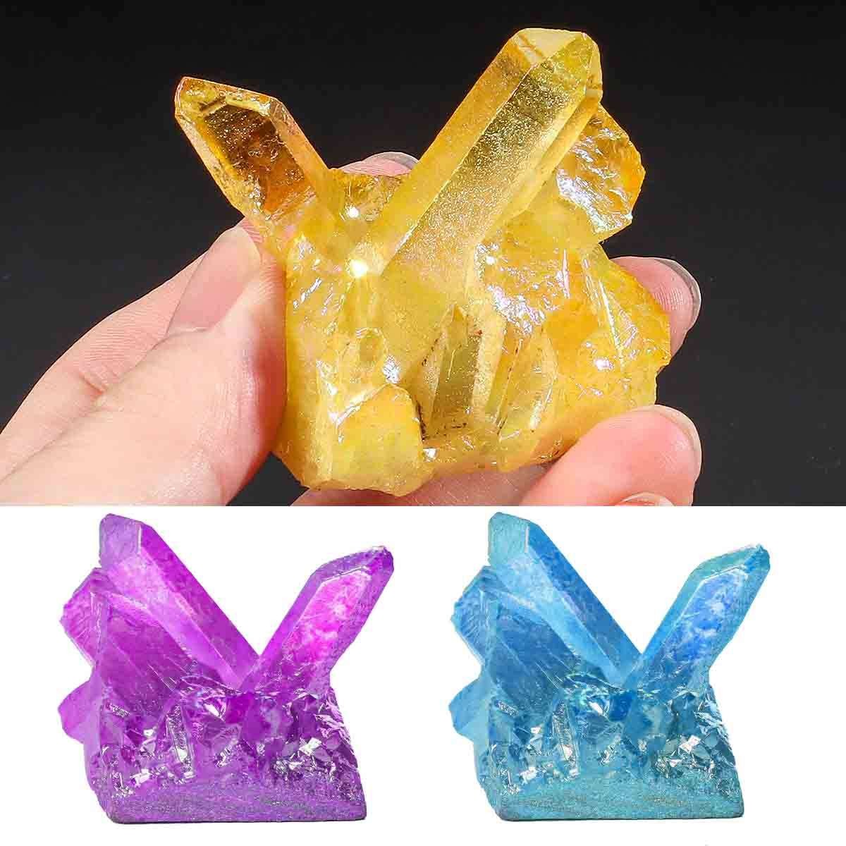 Raw Natural Amethyst Quartz Geode Crystal Cluster Healing Specimen Decoration