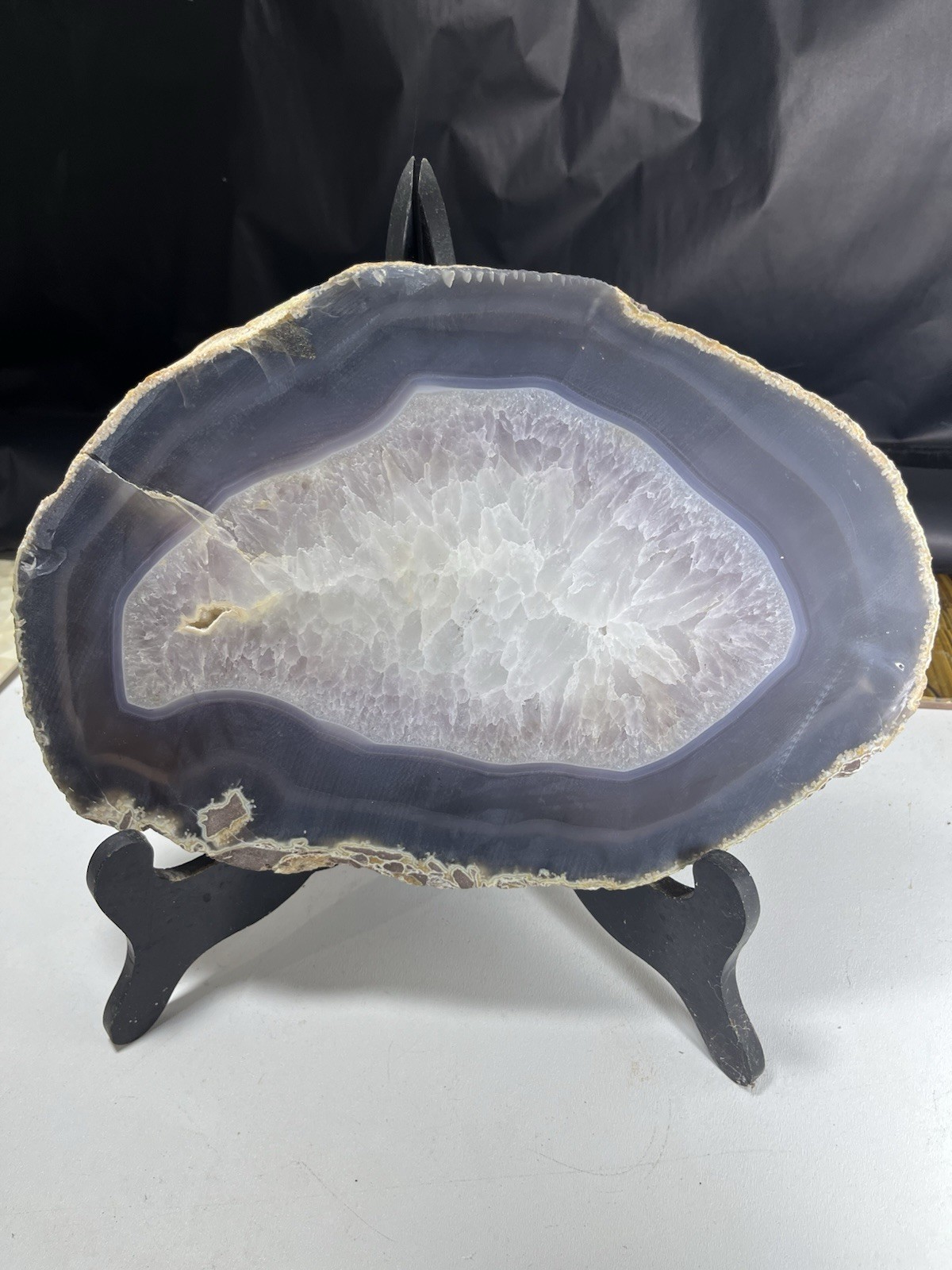 XXL Agate/Crystal Slab 15x10x1 Inches