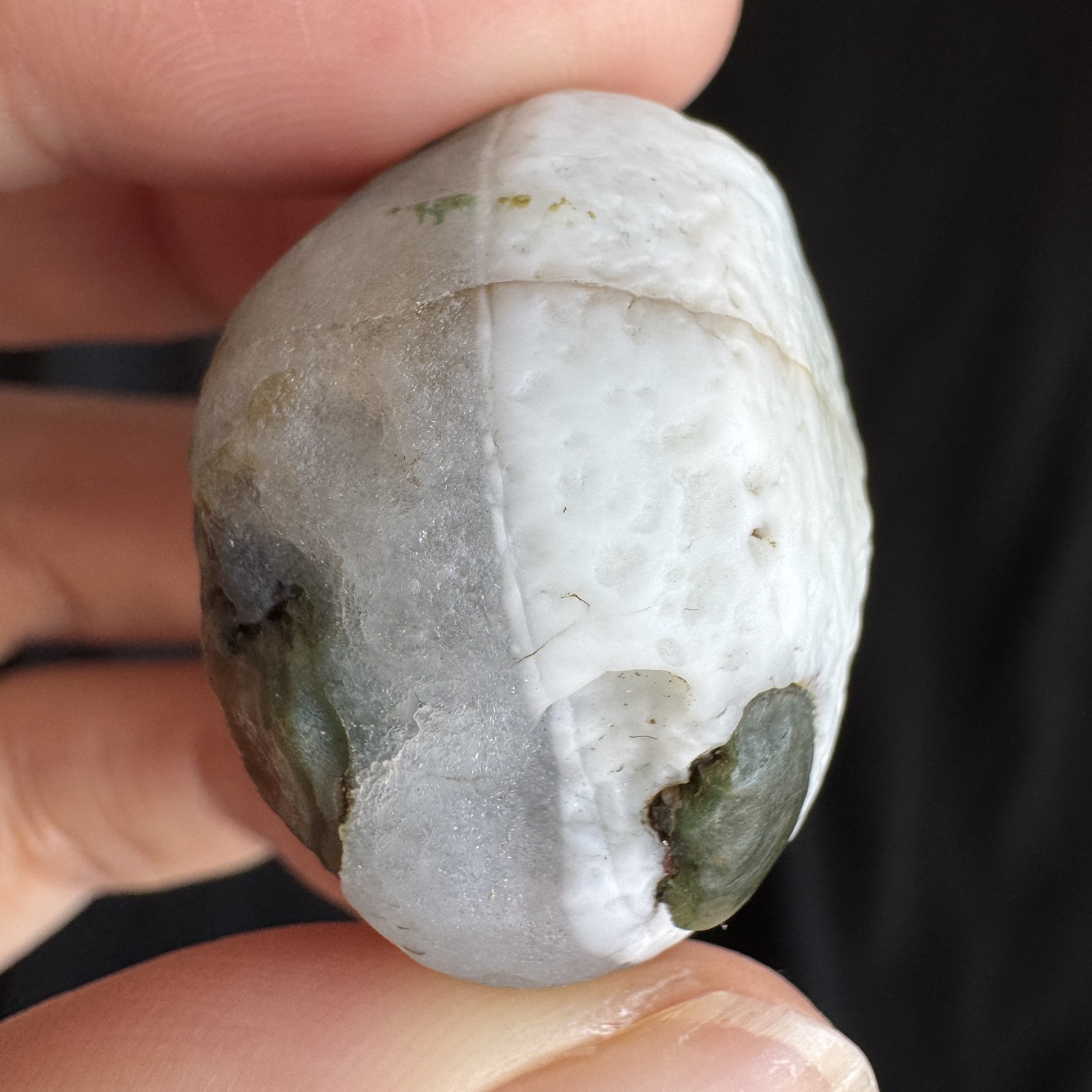 3.1cm/28.2g Natural Big Alxa Gobi Desert Relief Eye Agate,Mongolia-1023
