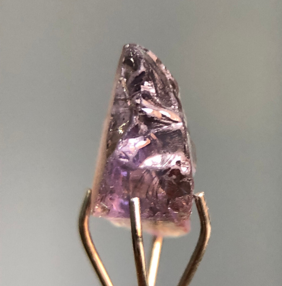 Natural Uncut Tanzanite 1.40ct, Rare Pleochroic Zoisite Gem 7x4mm Cutter Choice