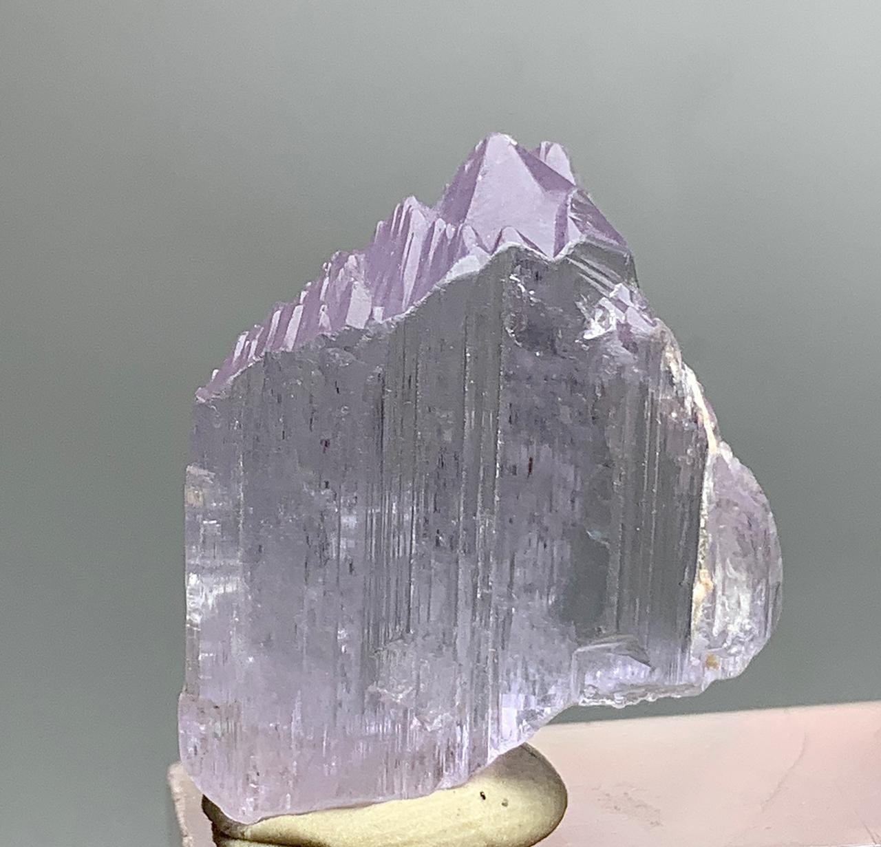 68 Carat Natural Pink Kunzite Crystal From Afghanistan