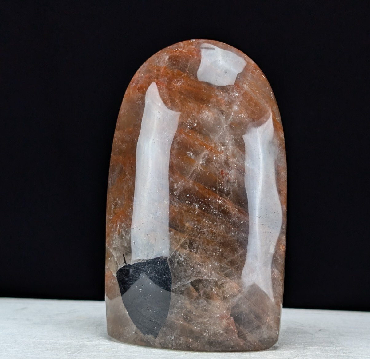 Red Fire Quartz Freeform Ornament Crystal Chakra Gemstone Free Form