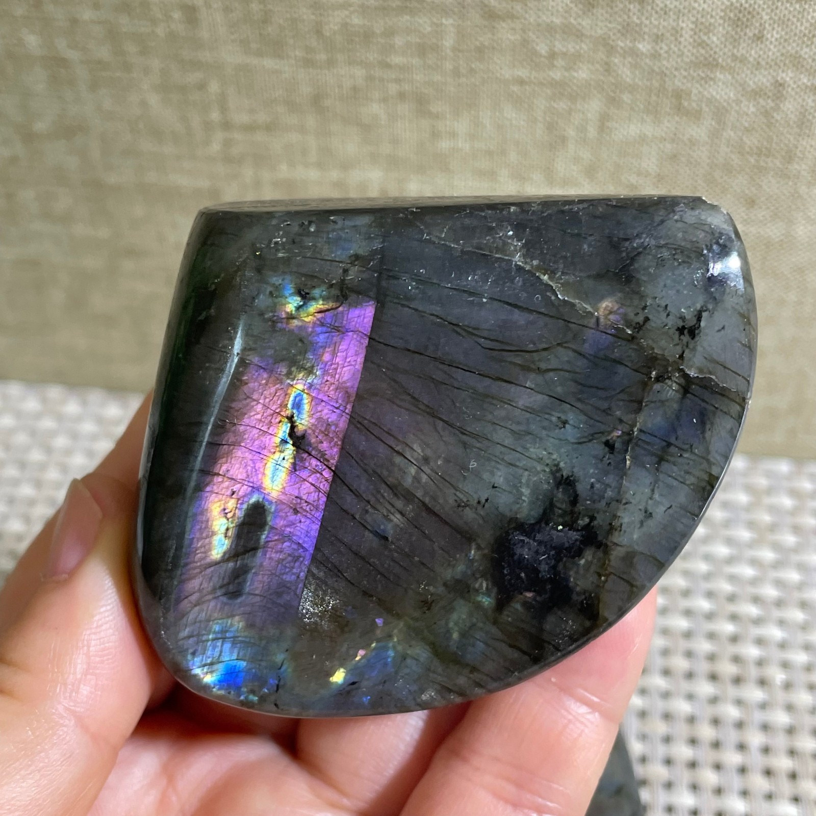 Natural Labradorite Crystal gemstone rough original Specimen 137g