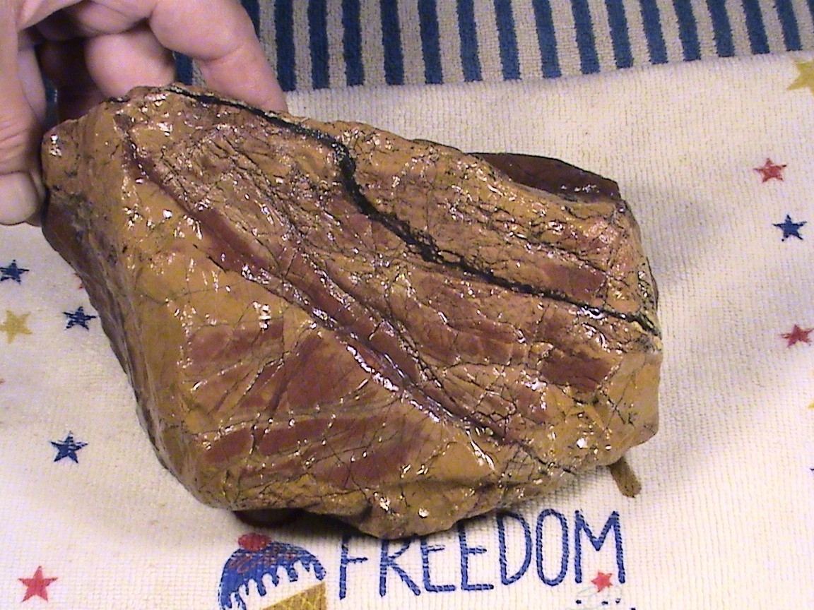 Red and Yellow Jasper Agate Solid Rough Lapidary Rock, 5 LBS, 2 OZ, #R367
