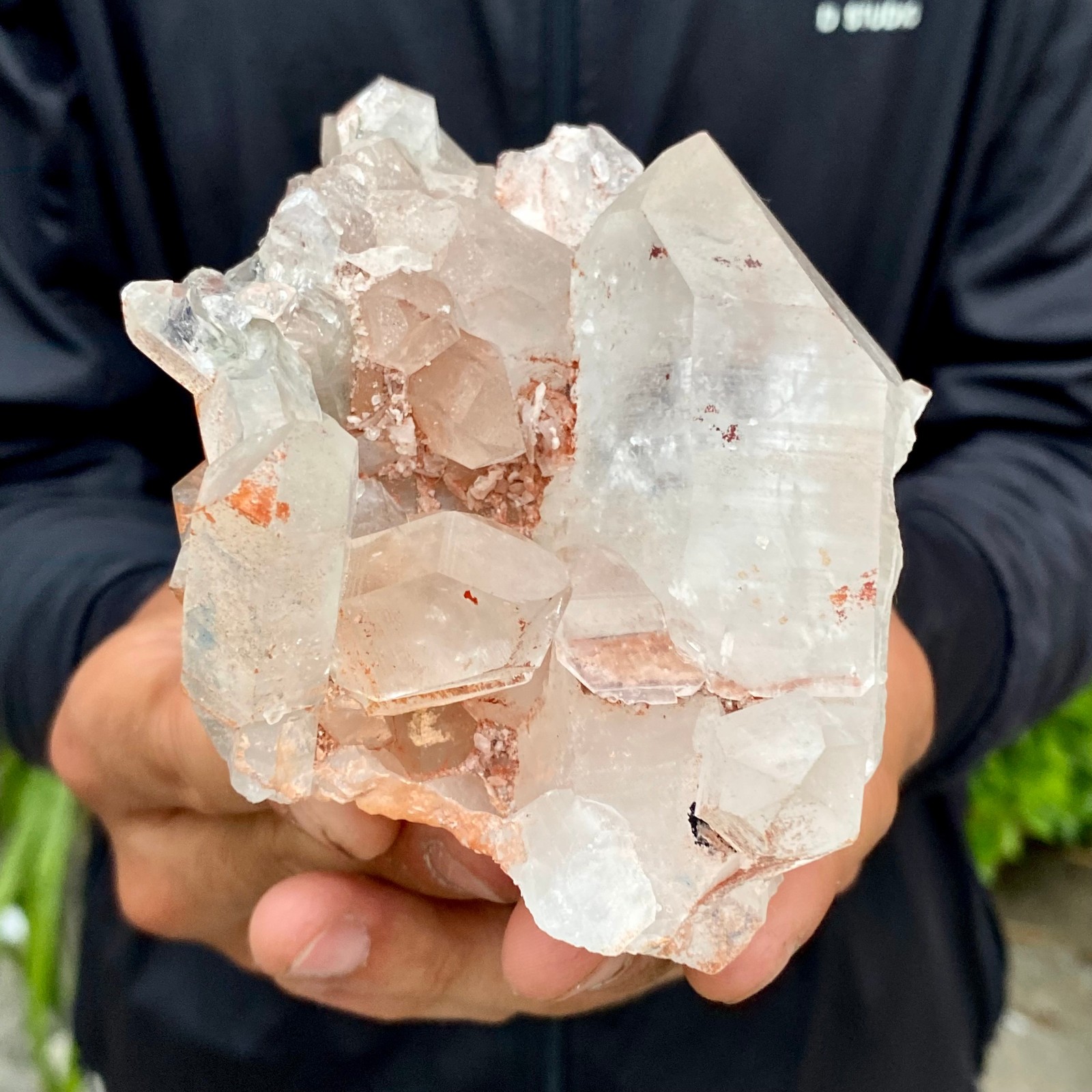 1.26LB A+++ Natural white Crystal Himalayan quartz cluster /mineralsls