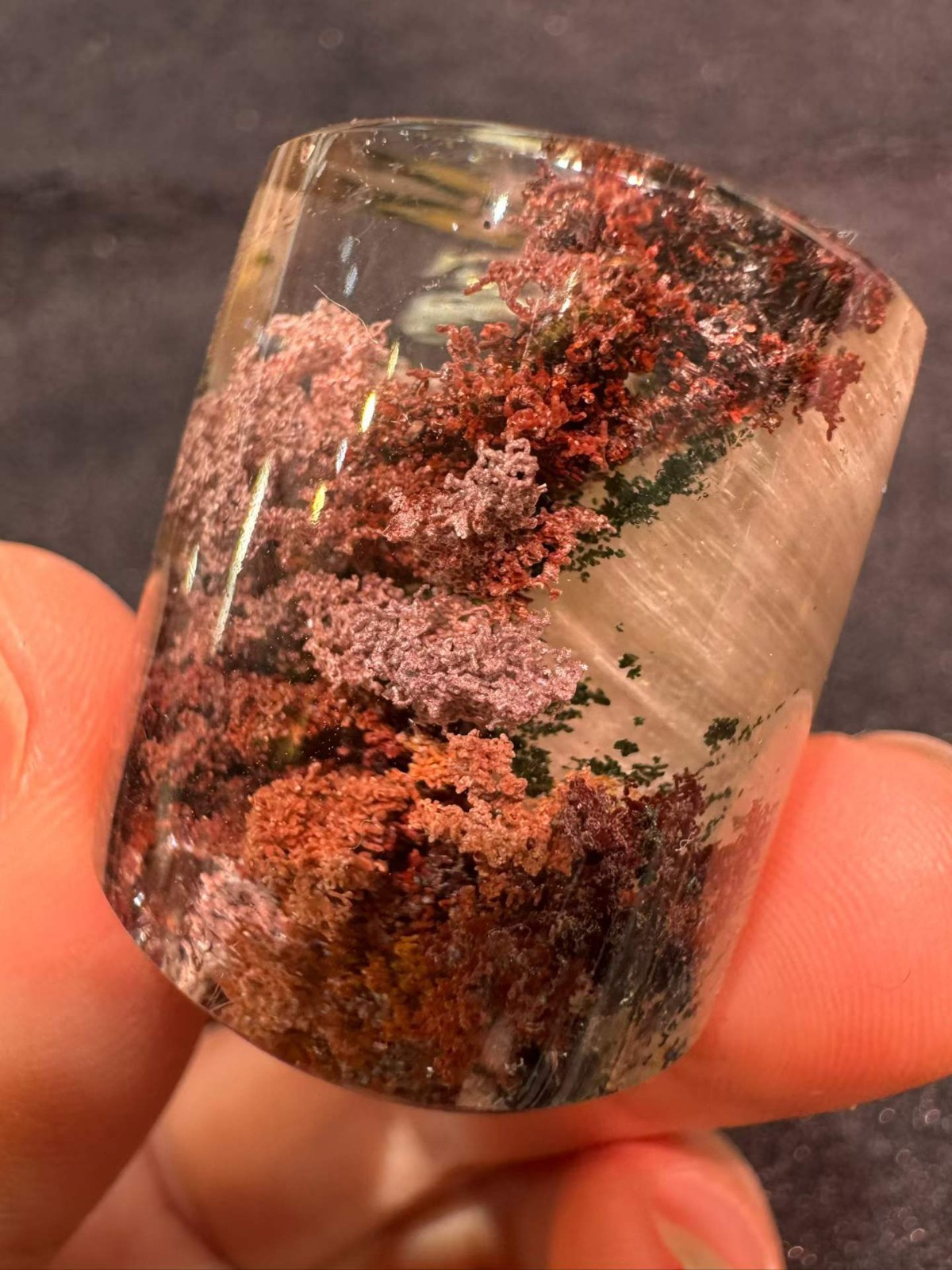 29*26mm Natural Garden Crystal Quartz Mineral Reiki energy