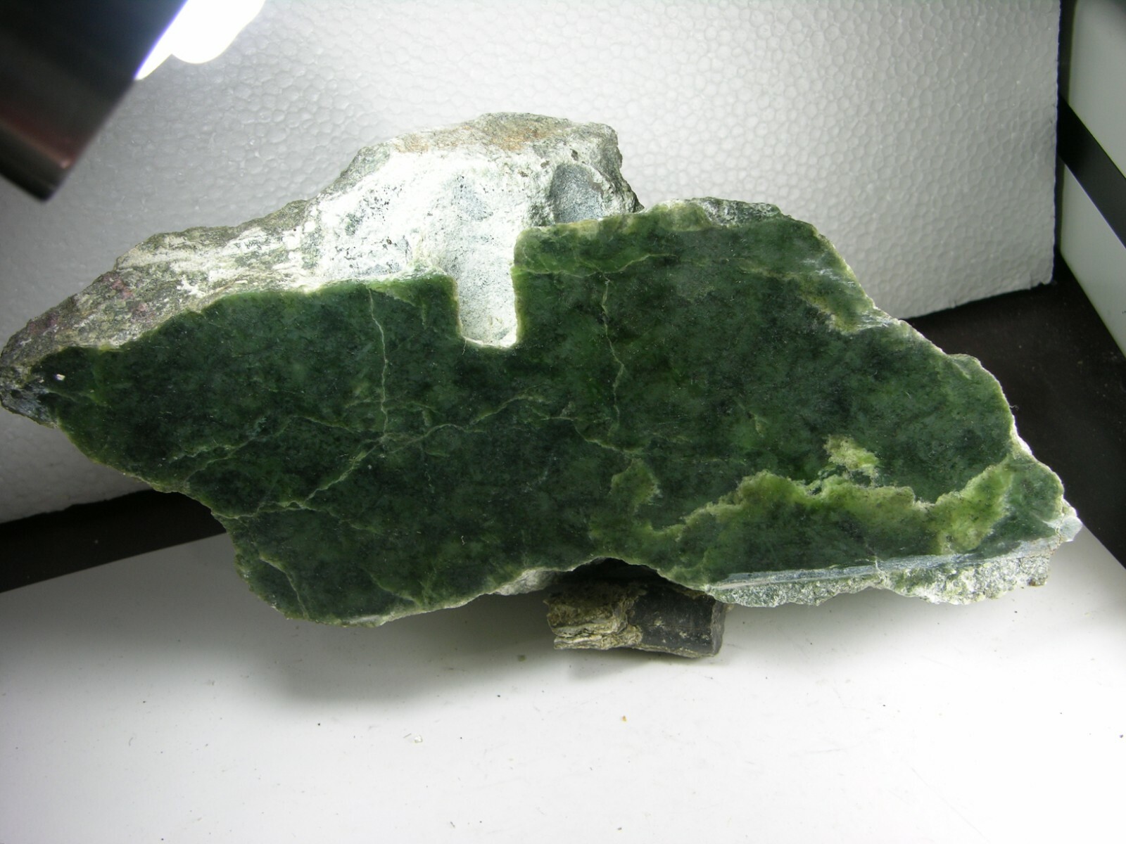 3930g Wyoming USA 100% Natural Rough Raw Green Jade Block Chunk Specimen 8.67 lb