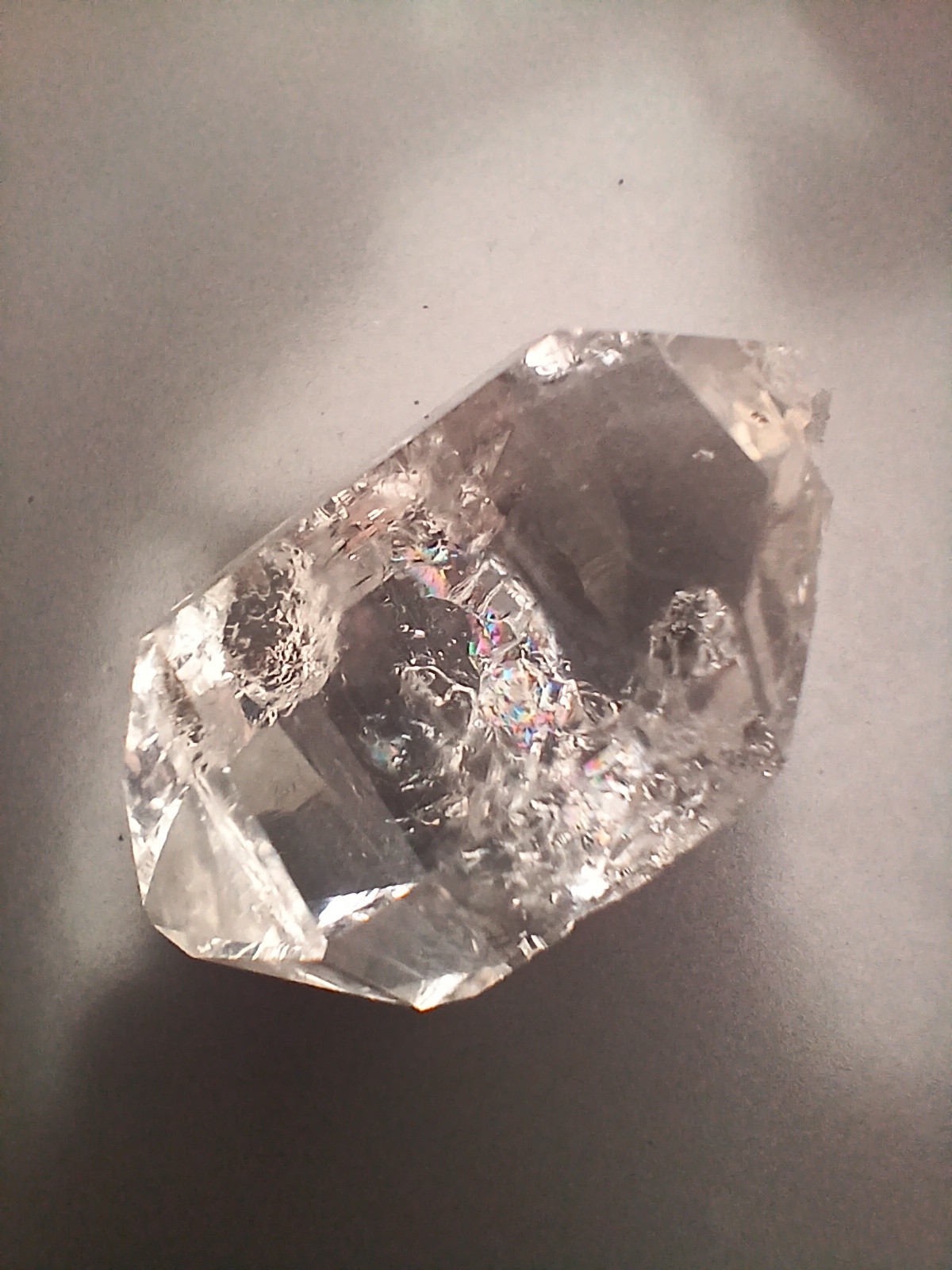 Genuine 11g Herkimer 💎 Miner Direct NY ❤️ Great Clarity With 🌈s