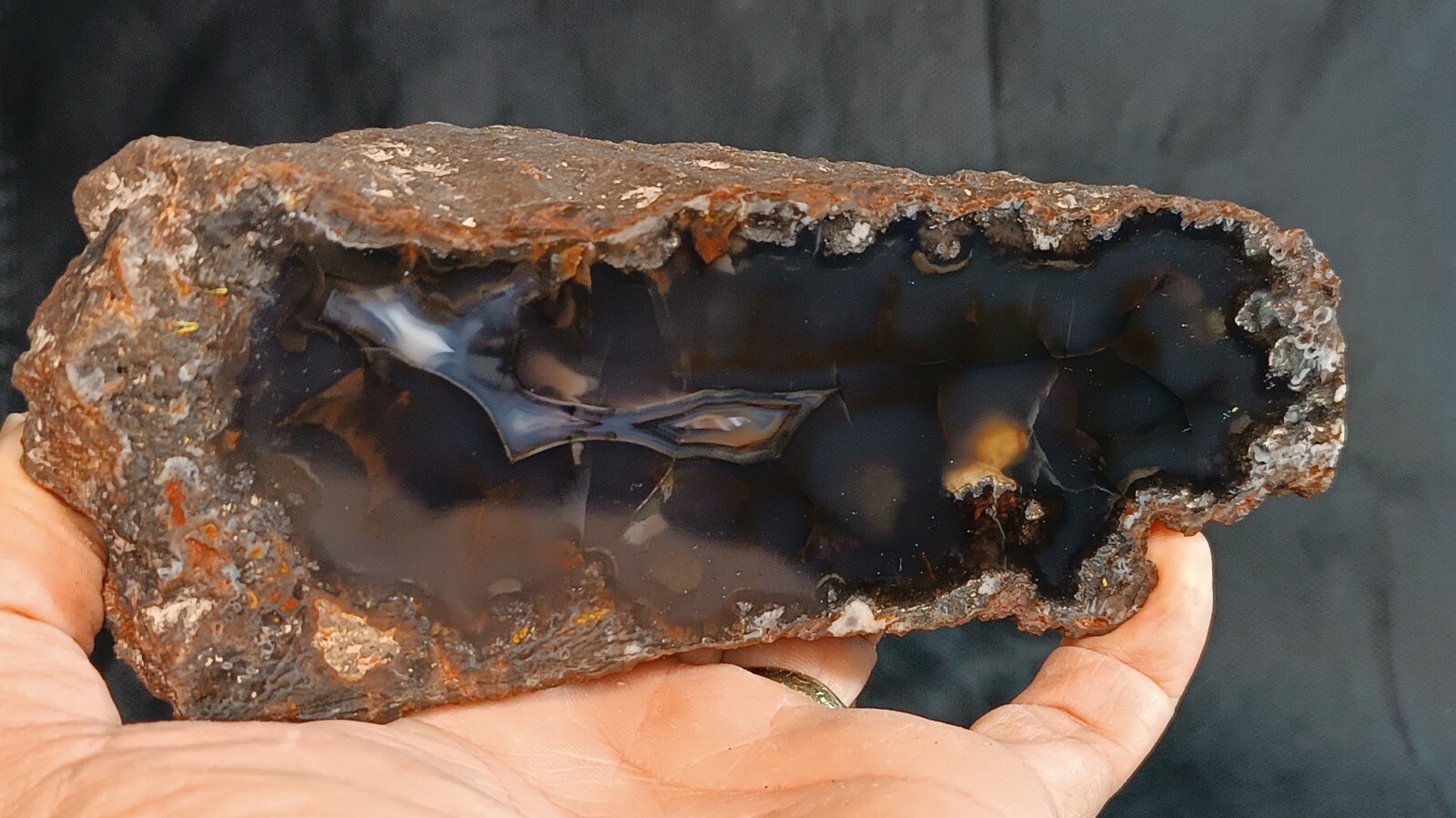 1425g/3.14 lb turkish agate stone rough,gemstone, customs duty included