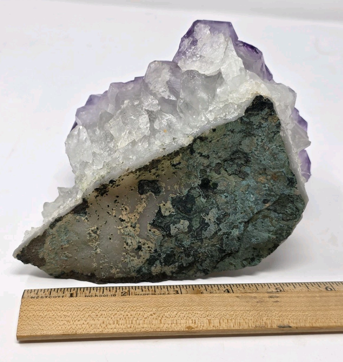 3.75lb Natural affection Amethyst Cluster Quartz Crystal Mineral Specimen