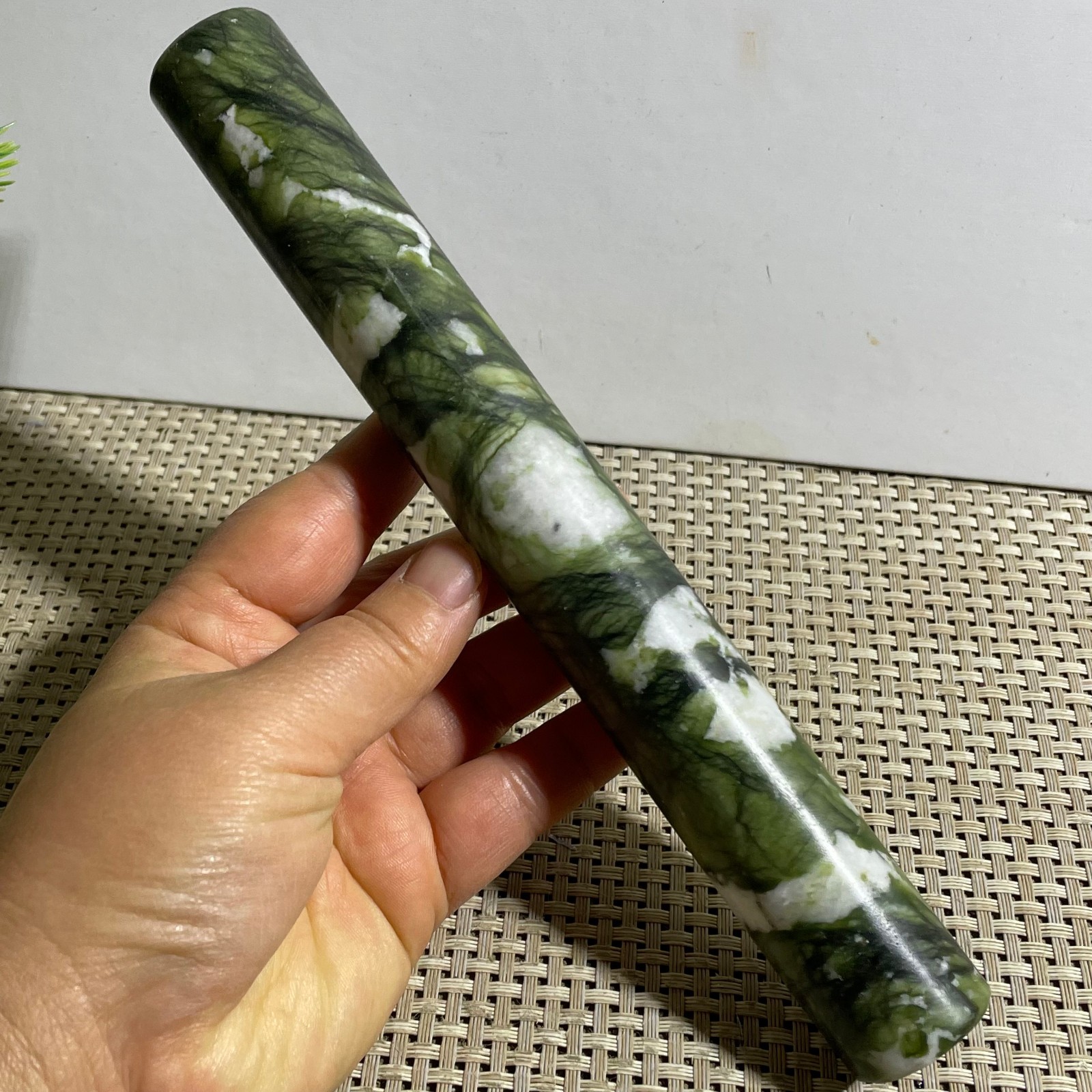 Jadeite Boulder stone Rough Raw Cut rolling pin Jade Specimen – random 310g g2