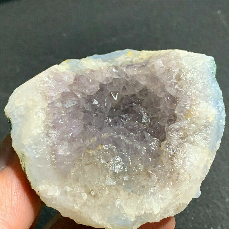 239g Natural Amethyst Geode Quartz Cluster Crystal Specimen Healing