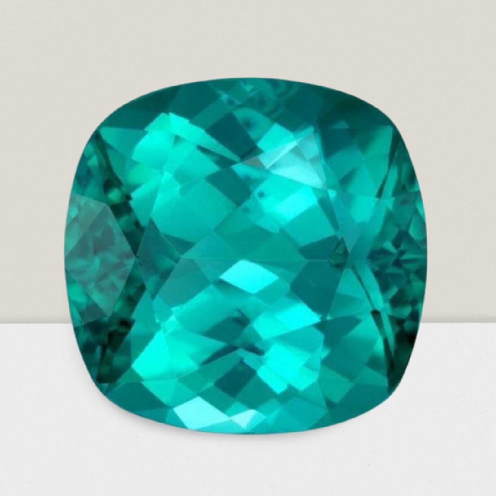 Blue Tourmaline Cushion Cut Gemstone 1 Cts – 6 mm Lustrous Loose Gem
