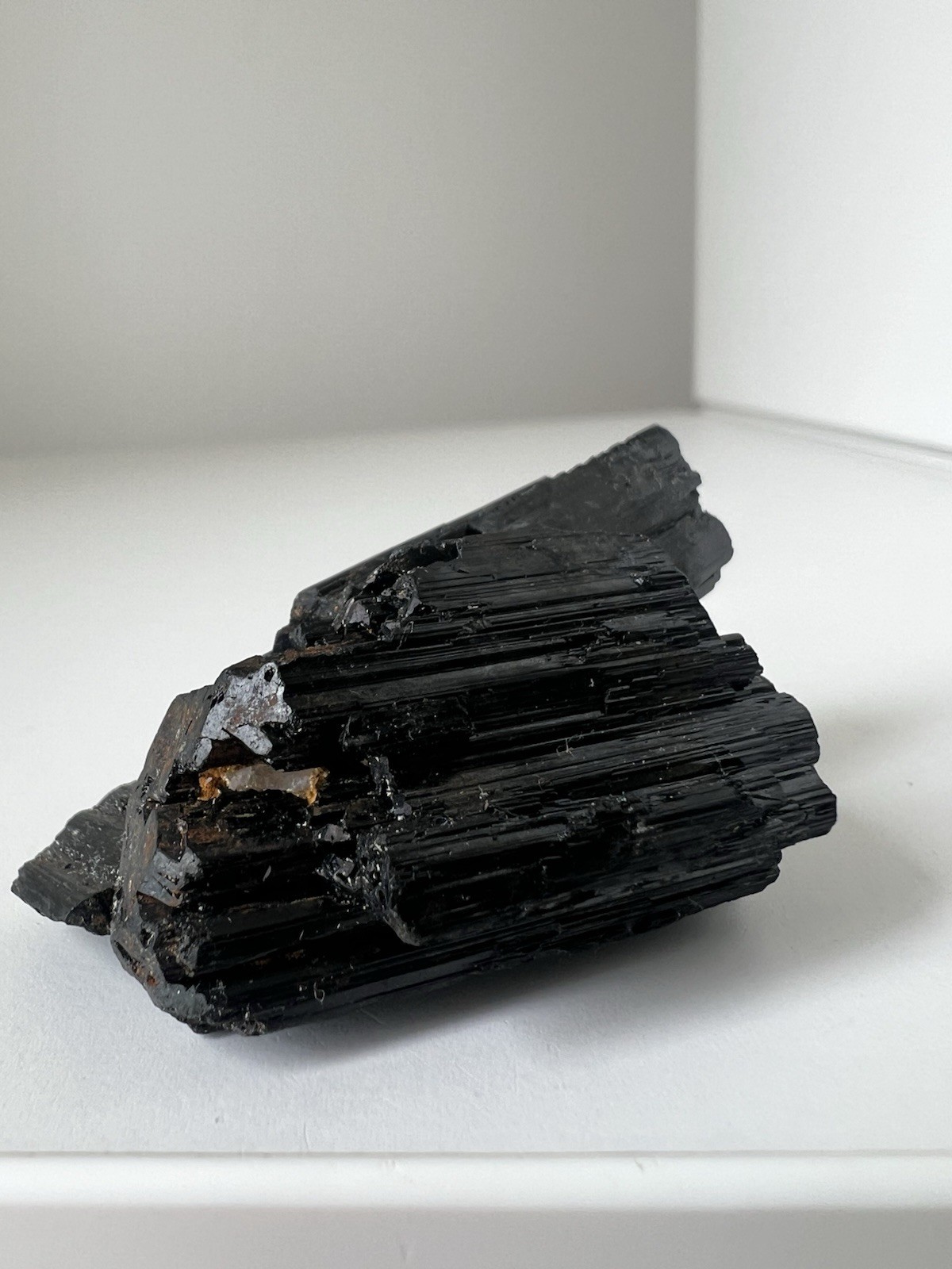 35g – Raw Black Tourmaline Crystal Fan | Mozambique