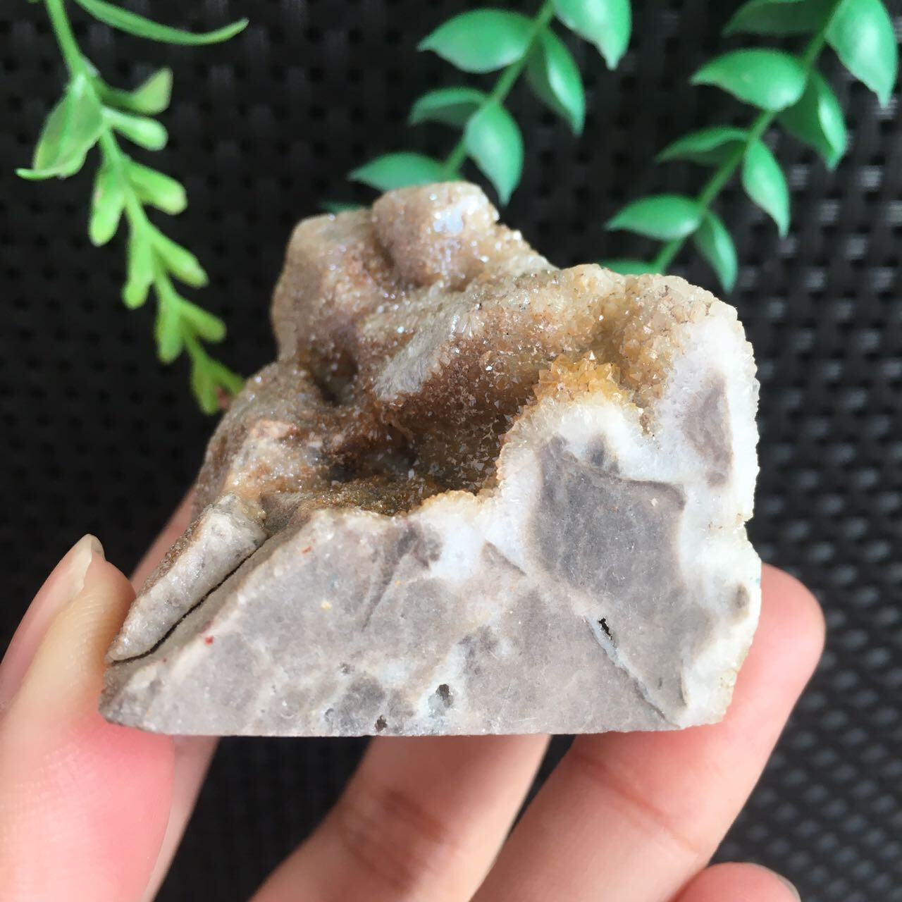 106g Titanium Angel Aura Coated Sphalerite Stone Point Tower Quartz Crystal