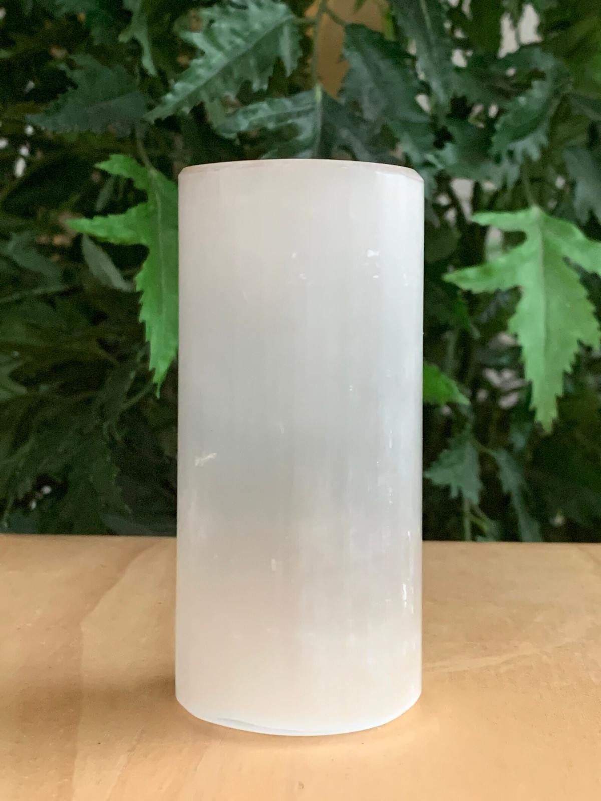 Selenite Harmonizer Cylinder, Cylinder Gemstone Gypsum Block, Wholesale Bulk Lot