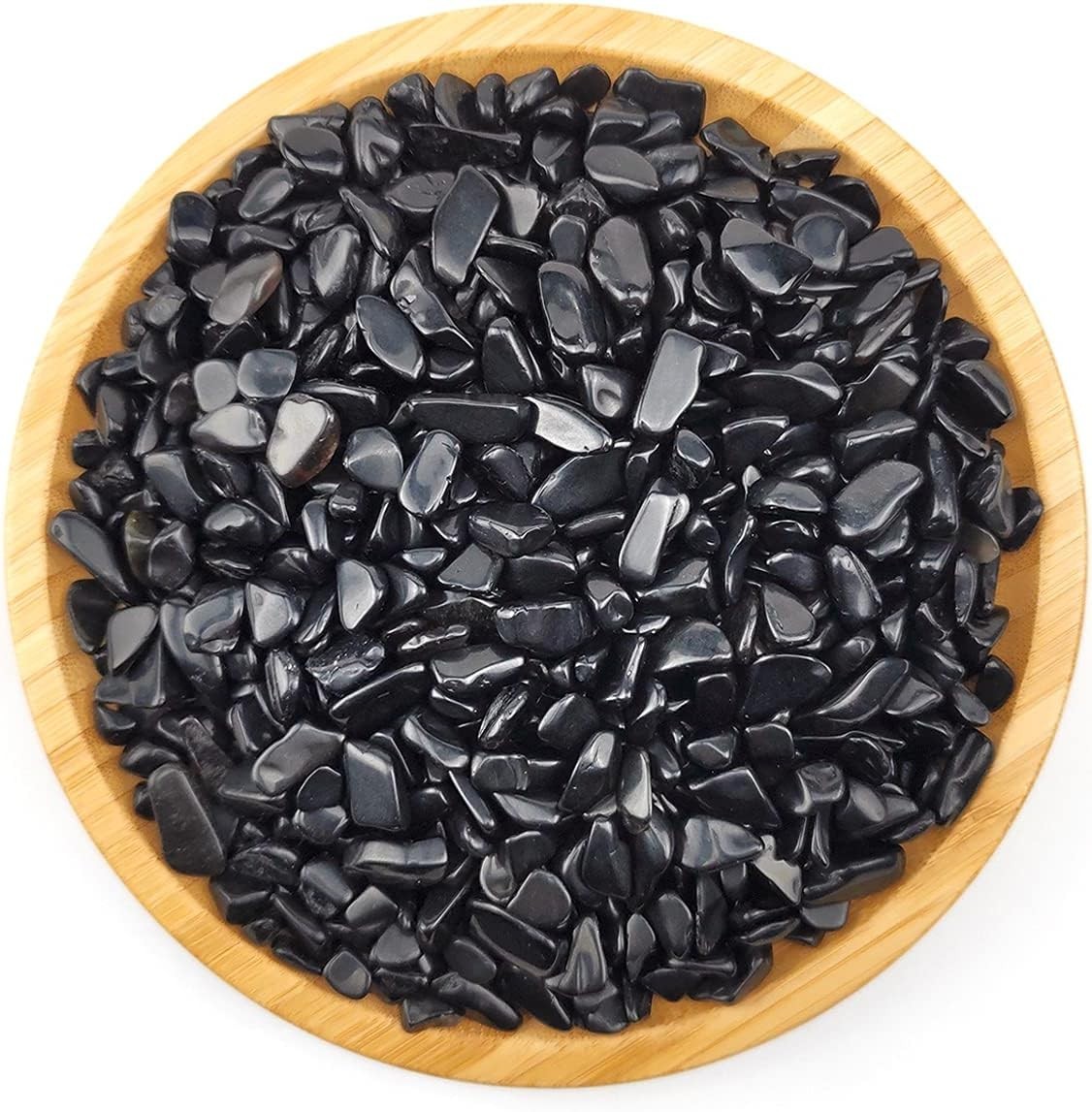 Decorative Irregular Black Obsidian Stones – Ideal for Aquariums & Succulents
