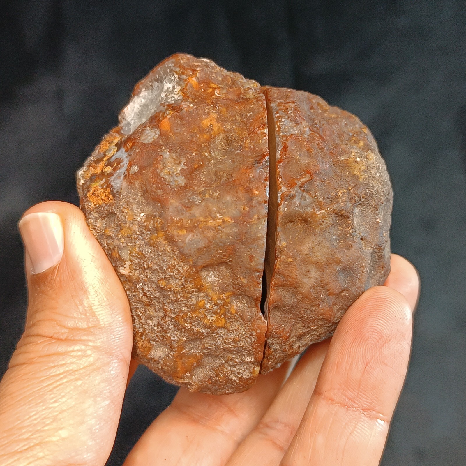 255g/0.56 lb turkish quartz agate stone rough, customs duty included