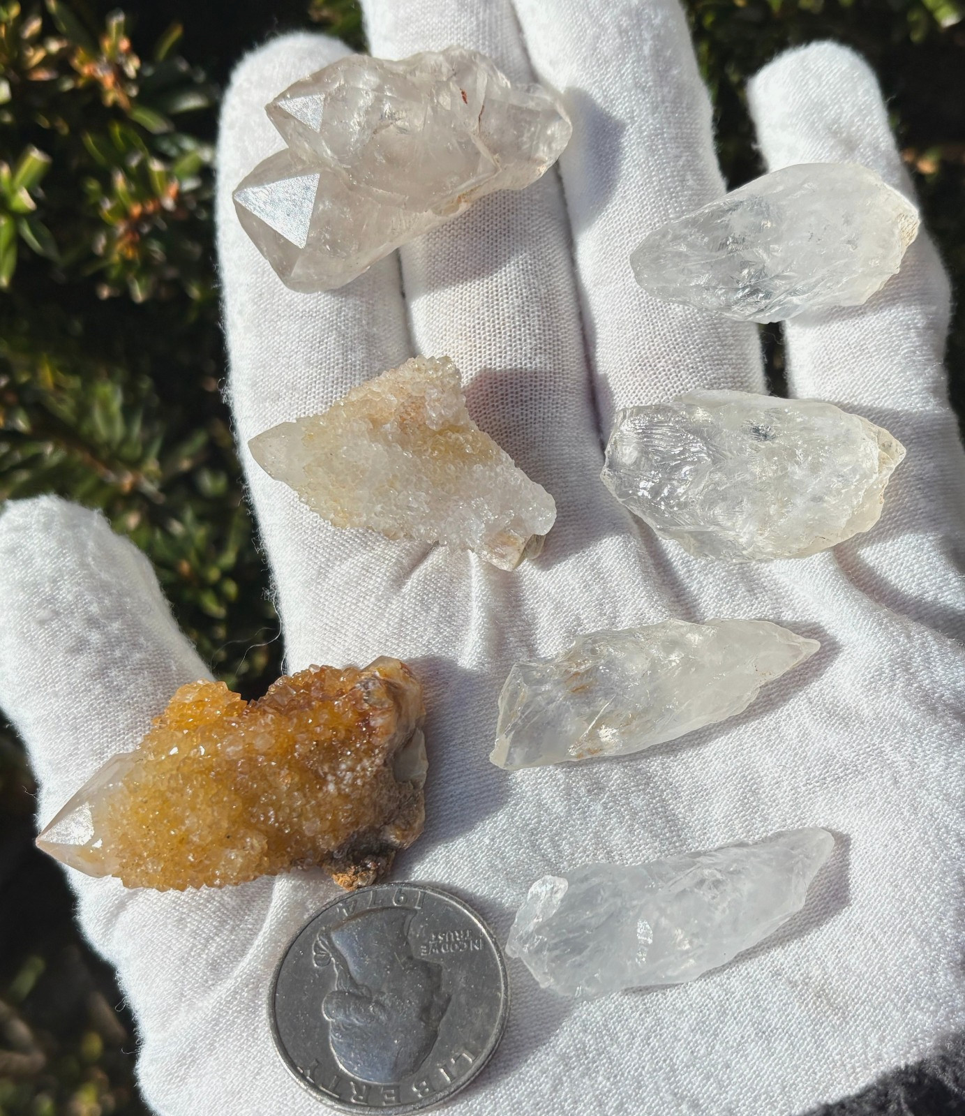 USA SALE 66g LOT AZEZTULITE/SPIRIT QUARTZ/GOLDEN HEALER SPIRIT/ELESTIAL/FAIRY