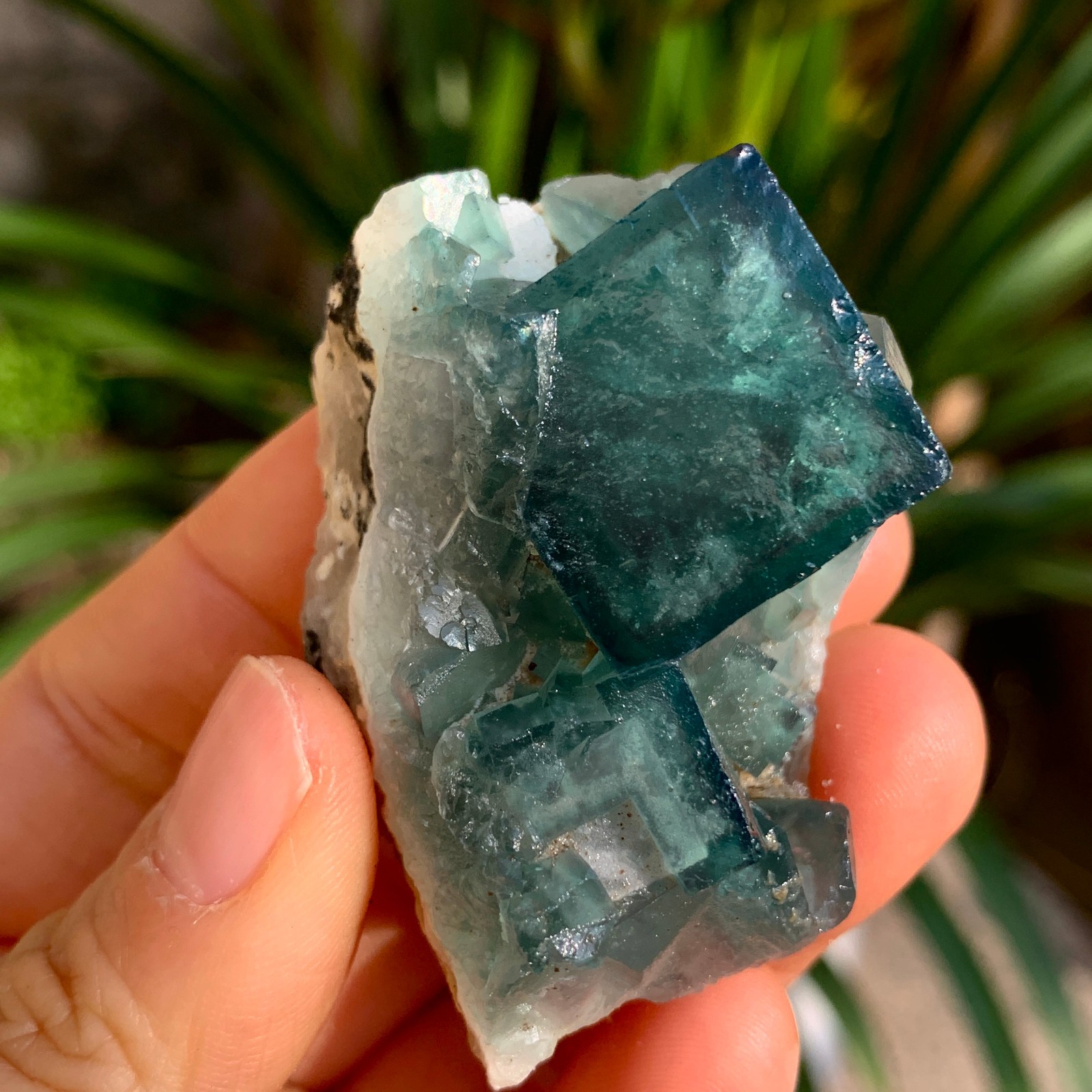 80g Natural beautiful green fluorite mineral specimens healing