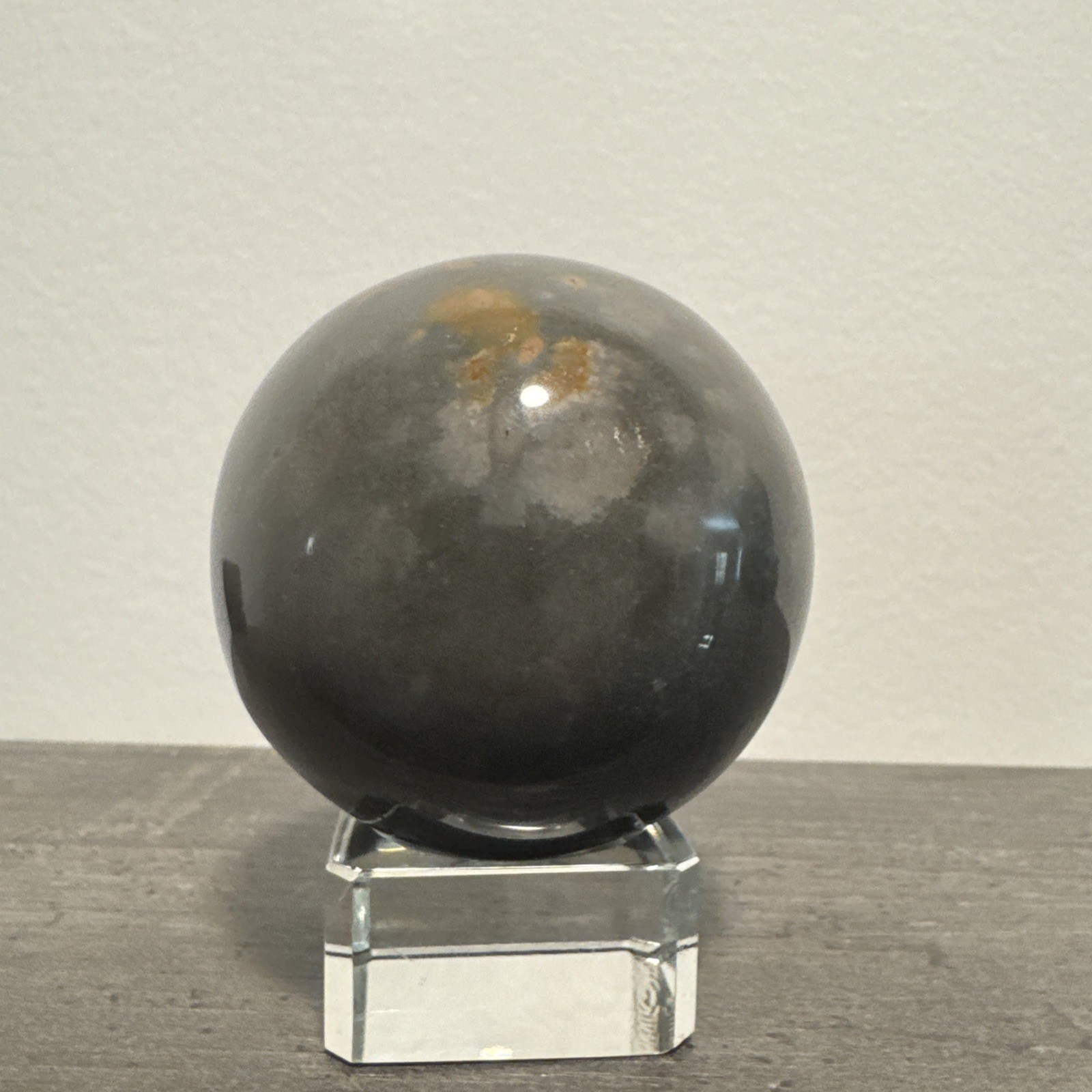 Polychrome Jasper Crystal Sphere 287 Grams 59 mm