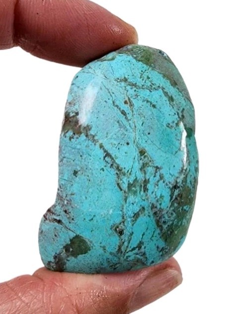 Turquoise Nugget Polished Faced Specimen Arizona 37.3 grams.