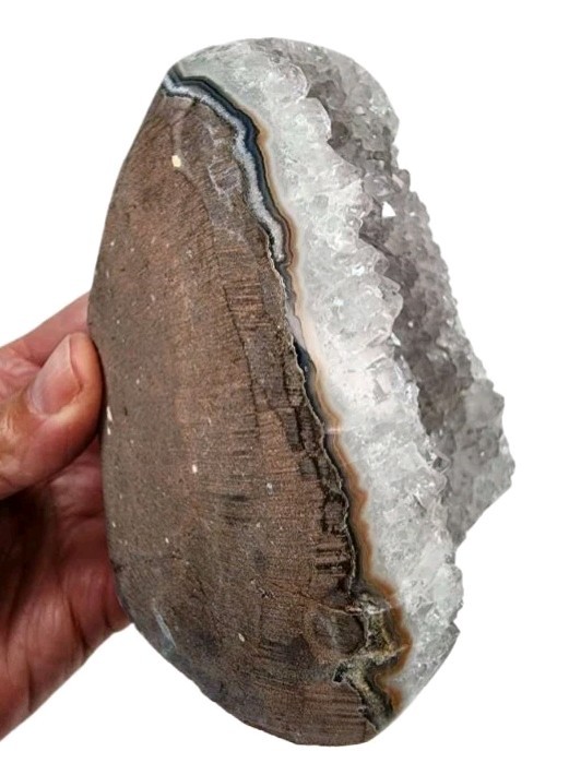 Amethyst Crystal Polished Freestand 1lb 14.8oz.