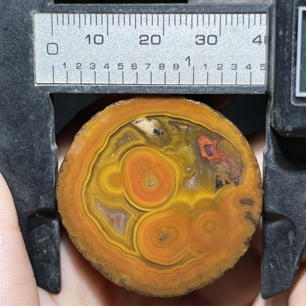 Half Rough Agate ore crystal Achat Nodule Chinese bloody battle Agate 50g D767
