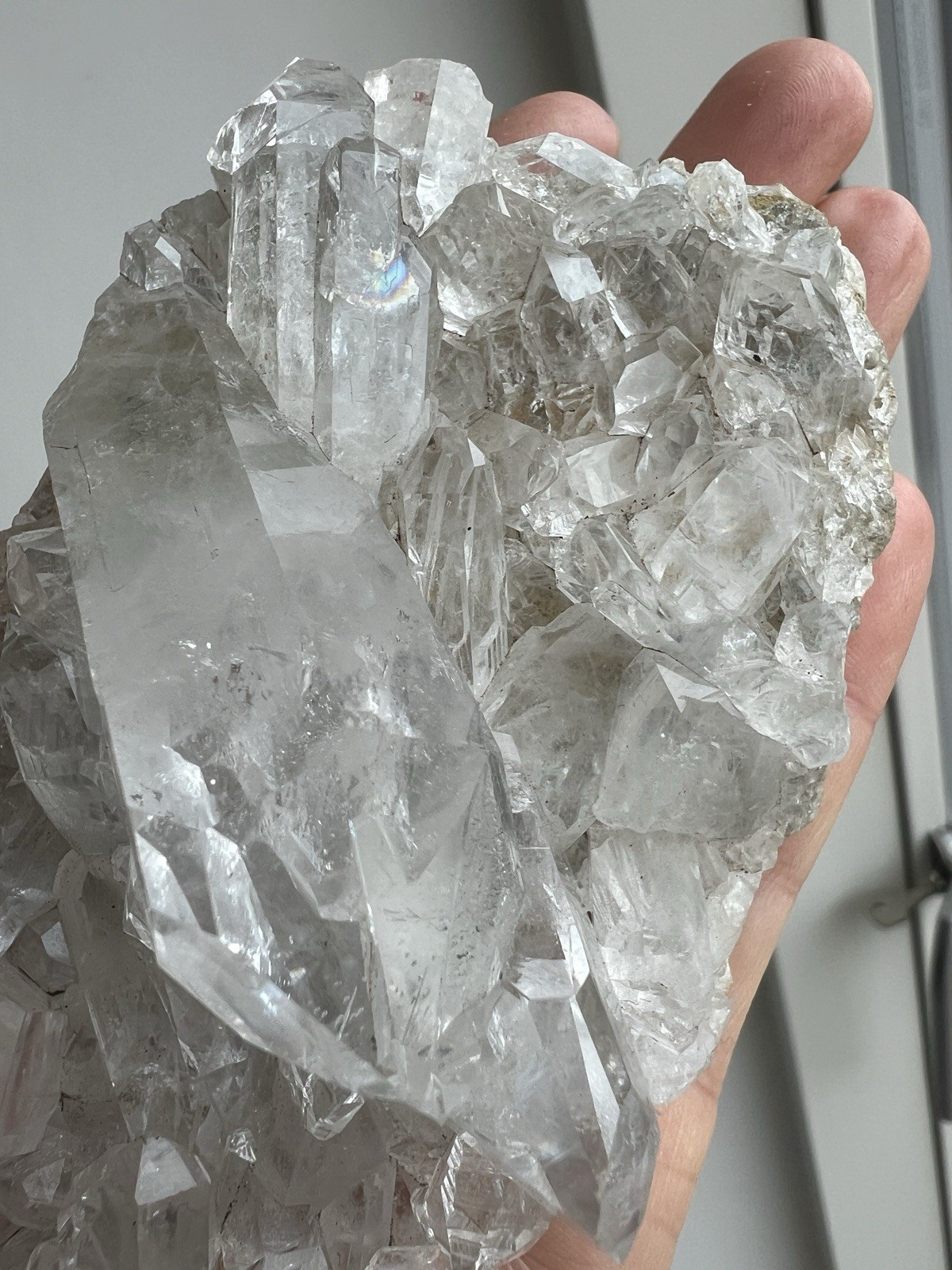 290g – Raw Lemurian Cluster | Zeca de Souza | Brazil